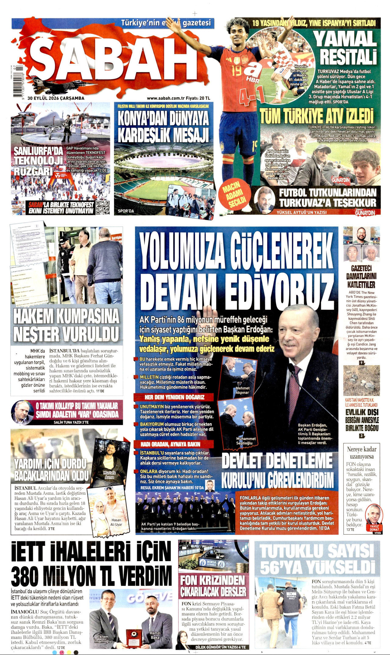 Gazeteler bugün ne yazdı? (30 Eylül) - 3. fotoğraf