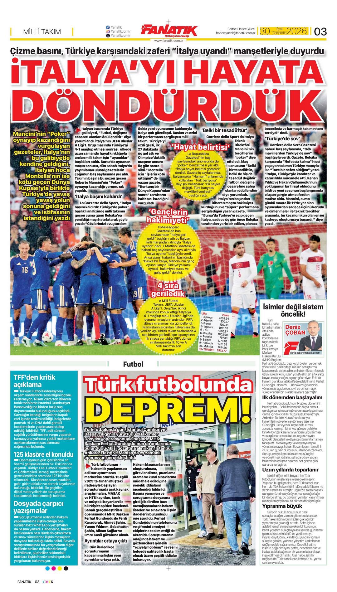 MHK depremi: Tarihi operasyon | Spor manşetleri - 17. fotoğraf