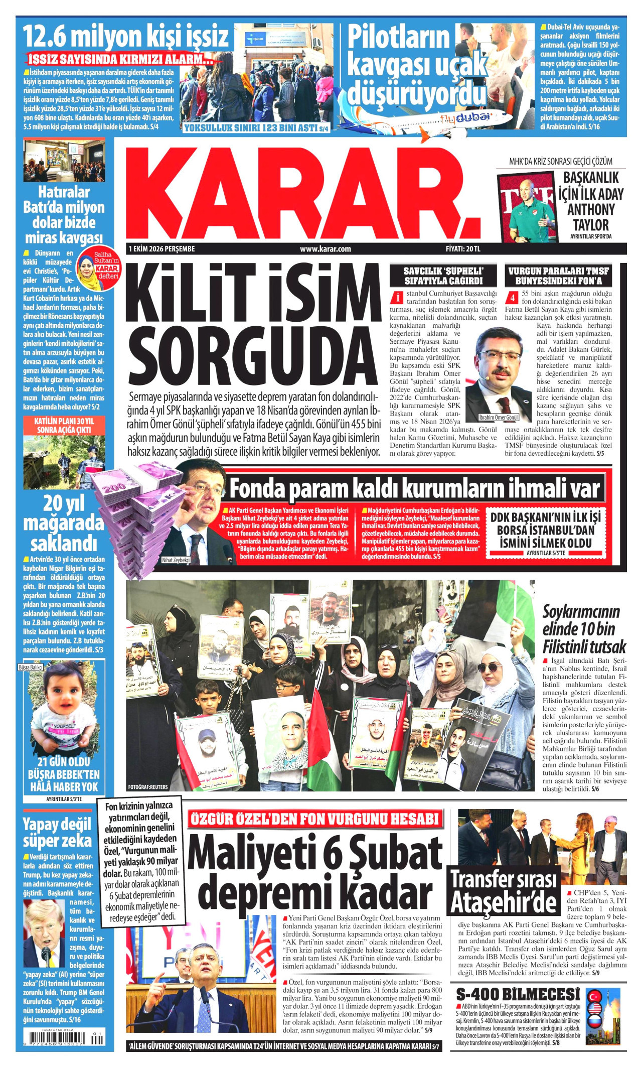Gazeteler bugün ne yazdı? (1 Ekim) - 11. fotoğraf