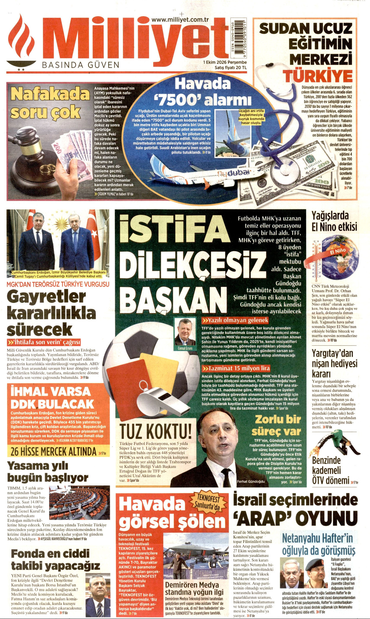 Gazeteler bugün ne yazdı? (1 Ekim) - 10. fotoğraf