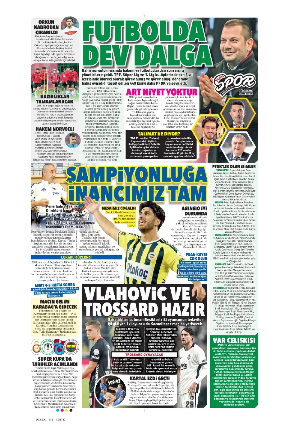 Herkese ders olsun! Spor basını bugün ne yazdı? (1 Ekim) - 4. fotoğraf