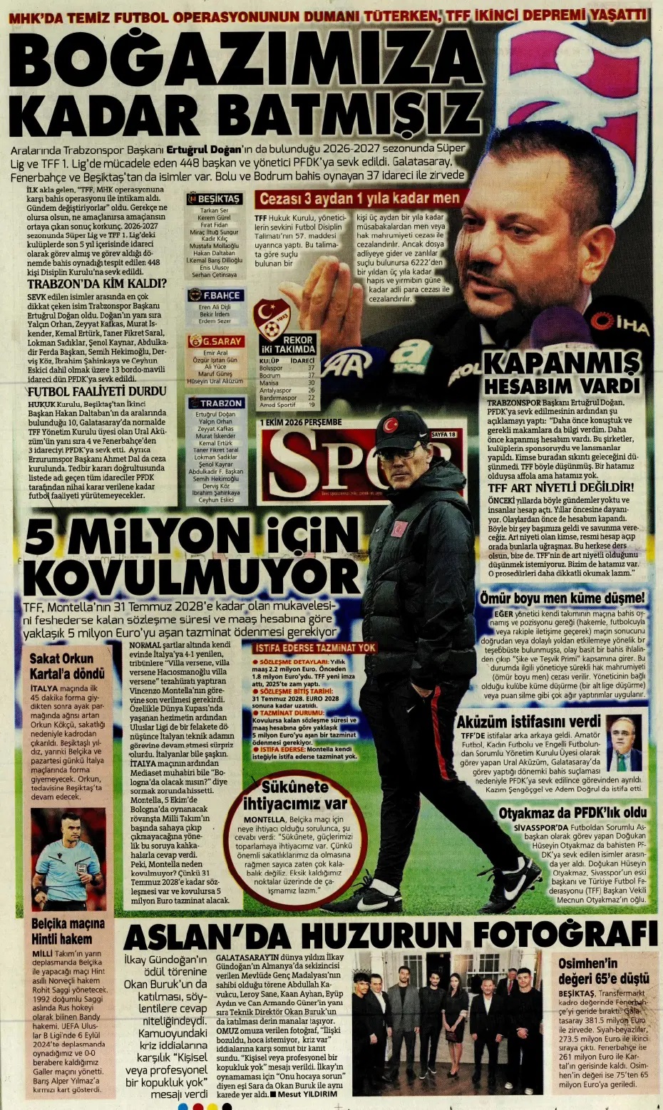 Herkese ders olsun! Spor basını bugün ne yazdı? (1 Ekim) - 7. fotoğraf
