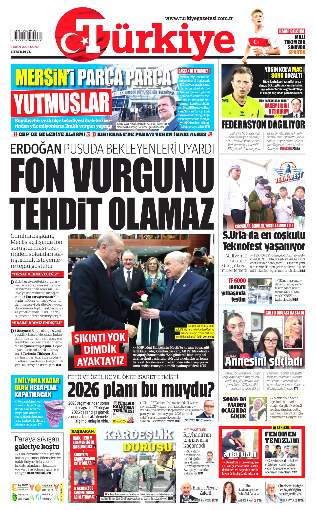Gazeteler bugün ne yazdı? (2 Ekim) - 4. fotoğraf