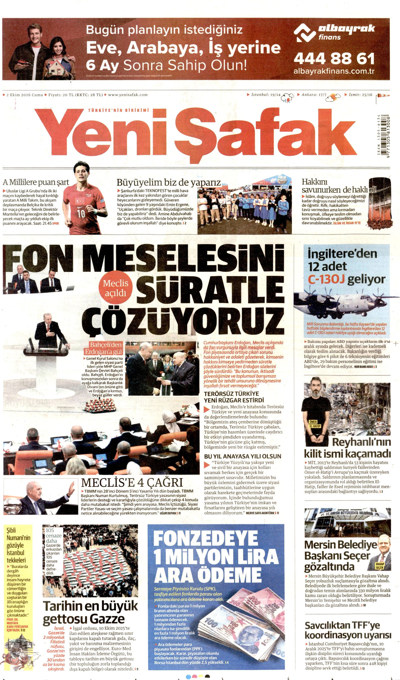 Gazeteler bugün ne yazdı? (2 Ekim) - 10. fotoğraf