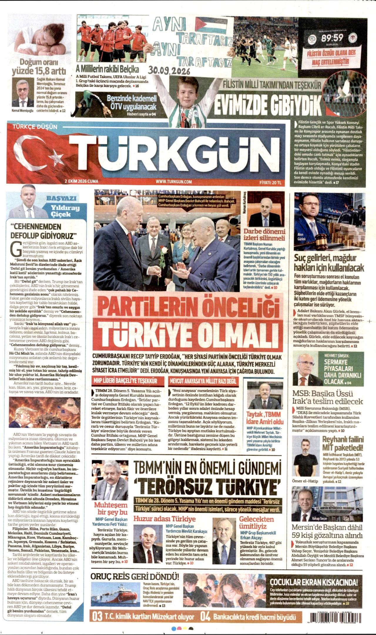 Gazeteler bugün ne yazdı? (2 Ekim) - 5. fotoğraf