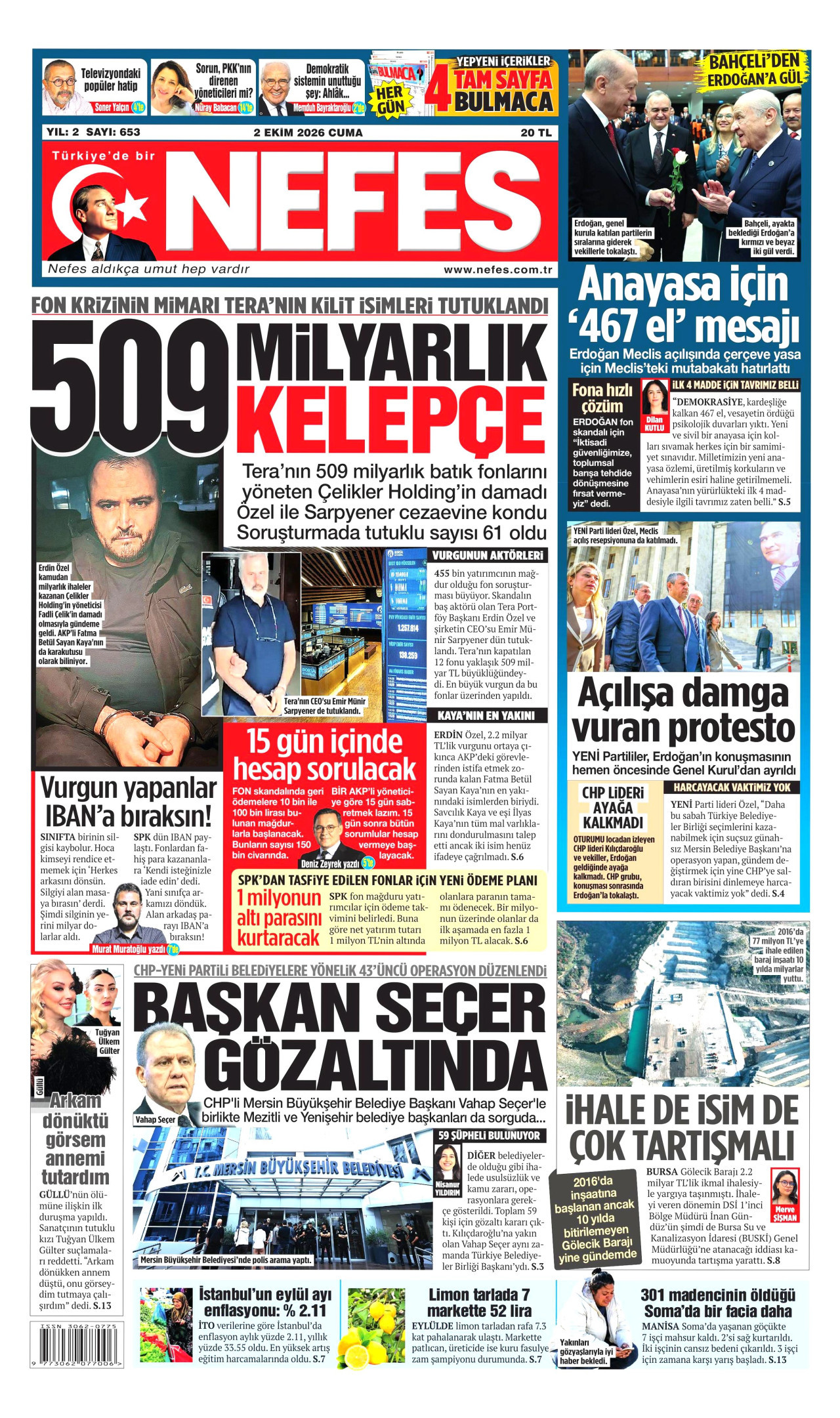 Gazeteler bugün ne yazdı? (2 Ekim) - 3. fotoğraf