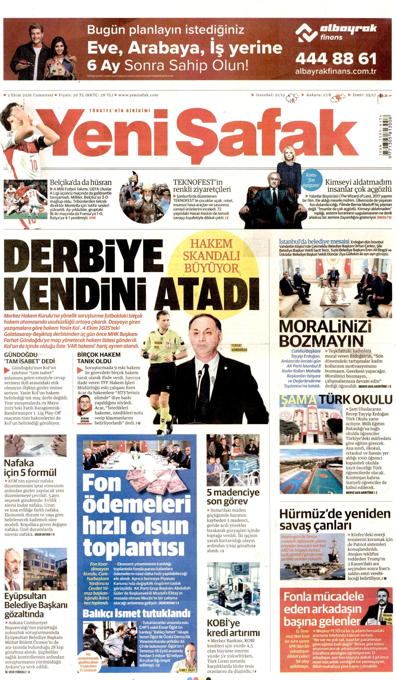 Gazeteler bugün ne yazdı? (3 Ekim) - 7. fotoğraf
