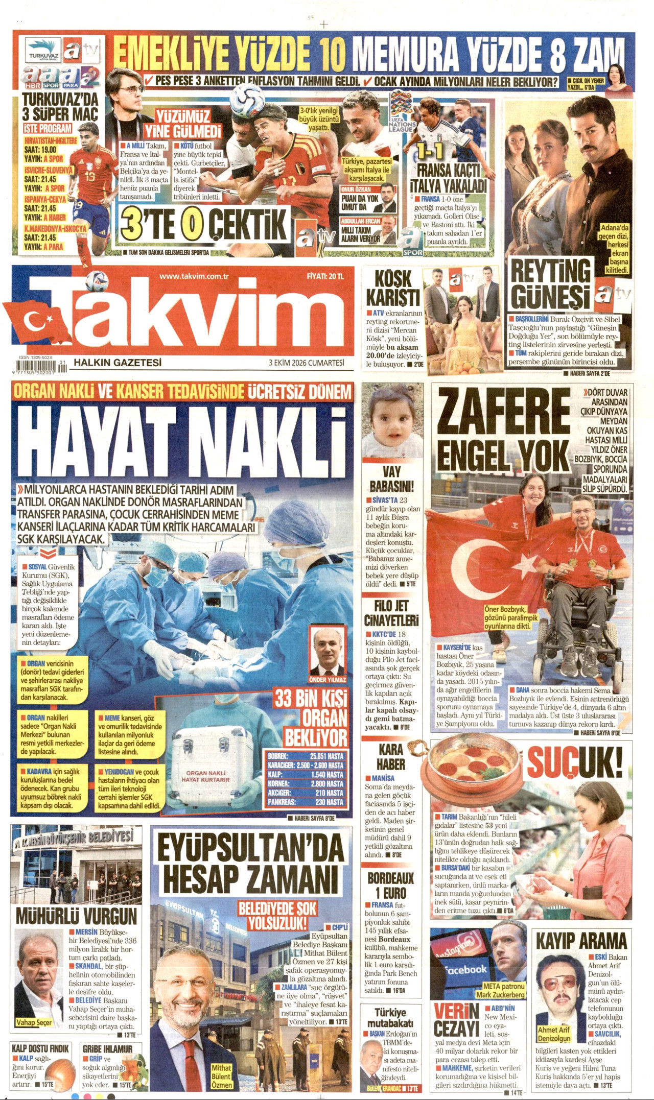 Gazeteler bugün ne yazdı? (3 Ekim) - 9. fotoğraf