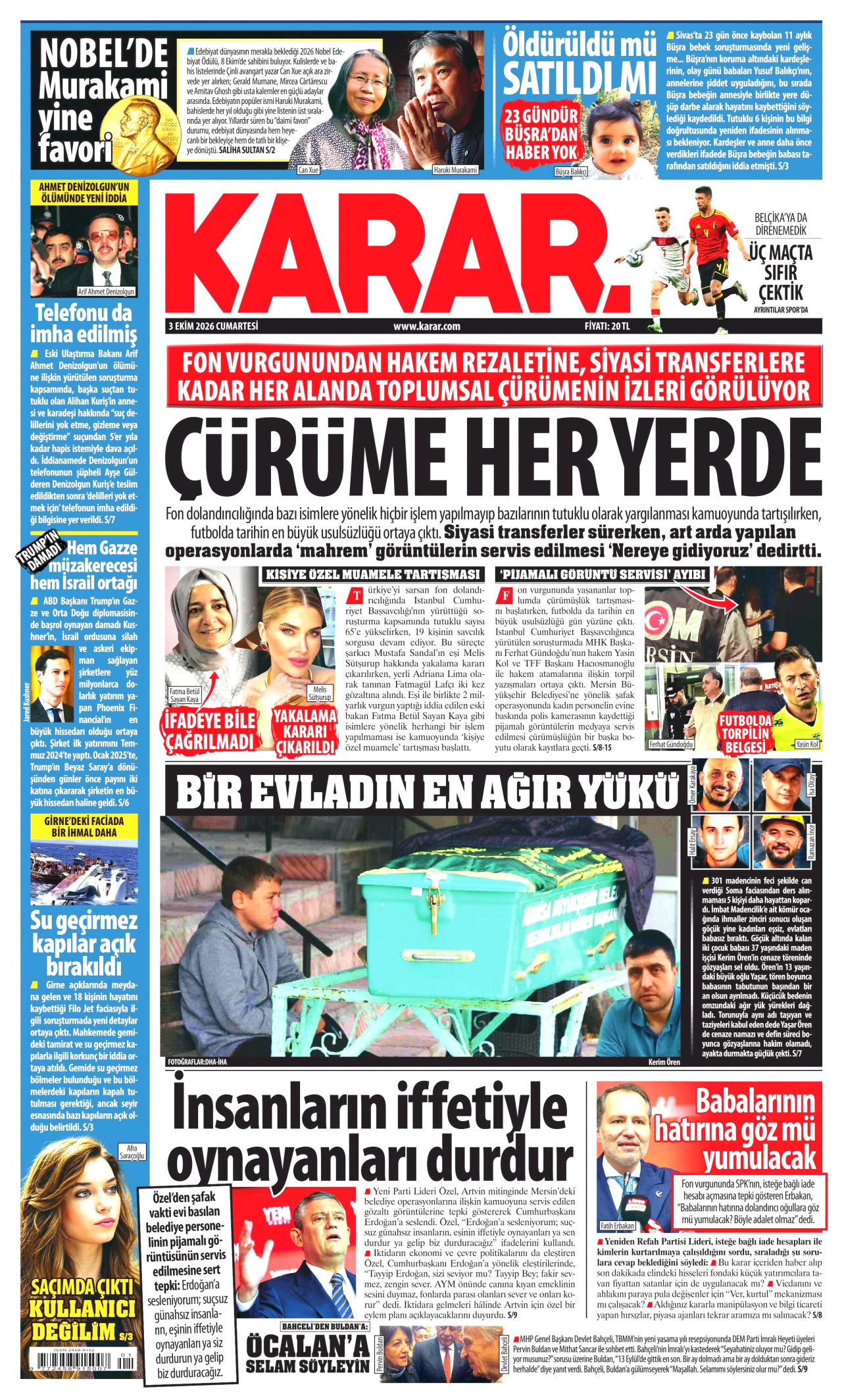 Gazeteler bugün ne yazdı? (3 Ekim) - 5. fotoğraf