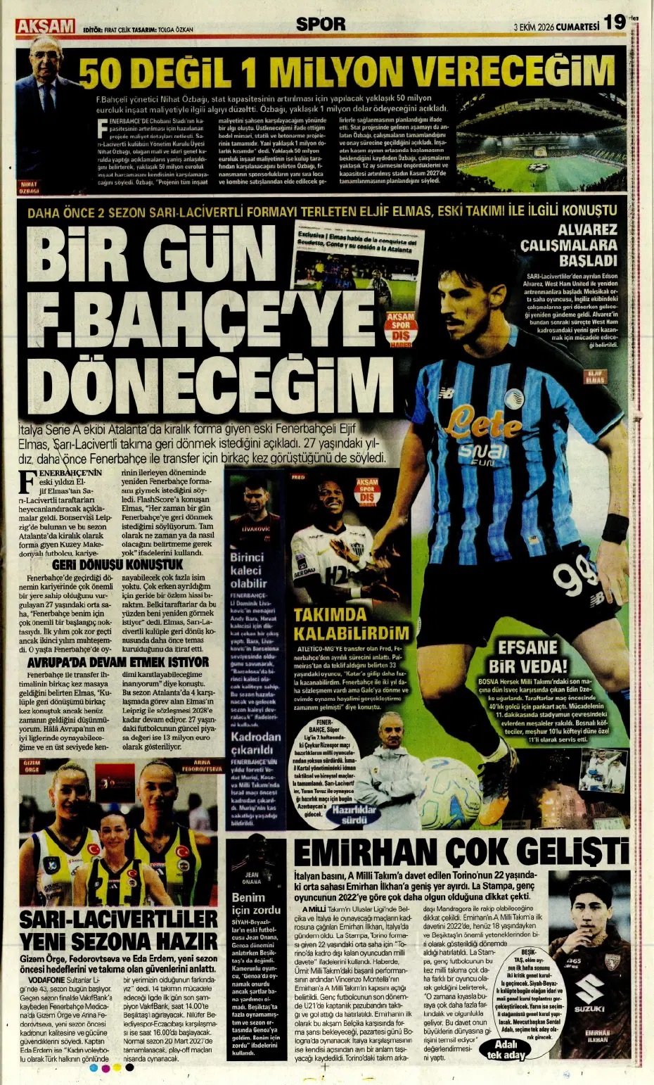 Sıfırcı çocuklar! Spor basını bugün ne yazdı? (3 Ekim) - 9. fotoğraf