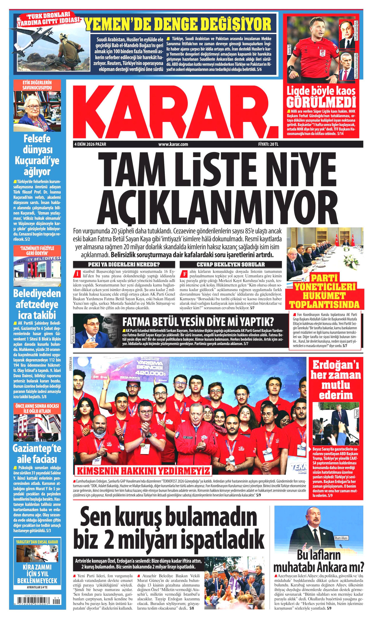 Gazeteler bugün ne yazdı? (4 Ekim) - 8. fotoğraf
