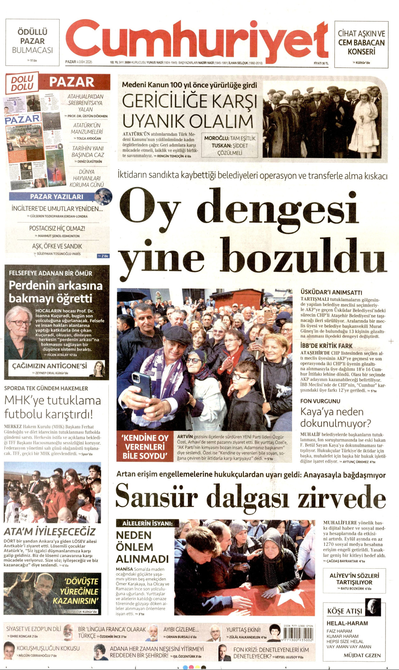 Gazeteler bugün ne yazdı? (4 Ekim) - 2. fotoğraf