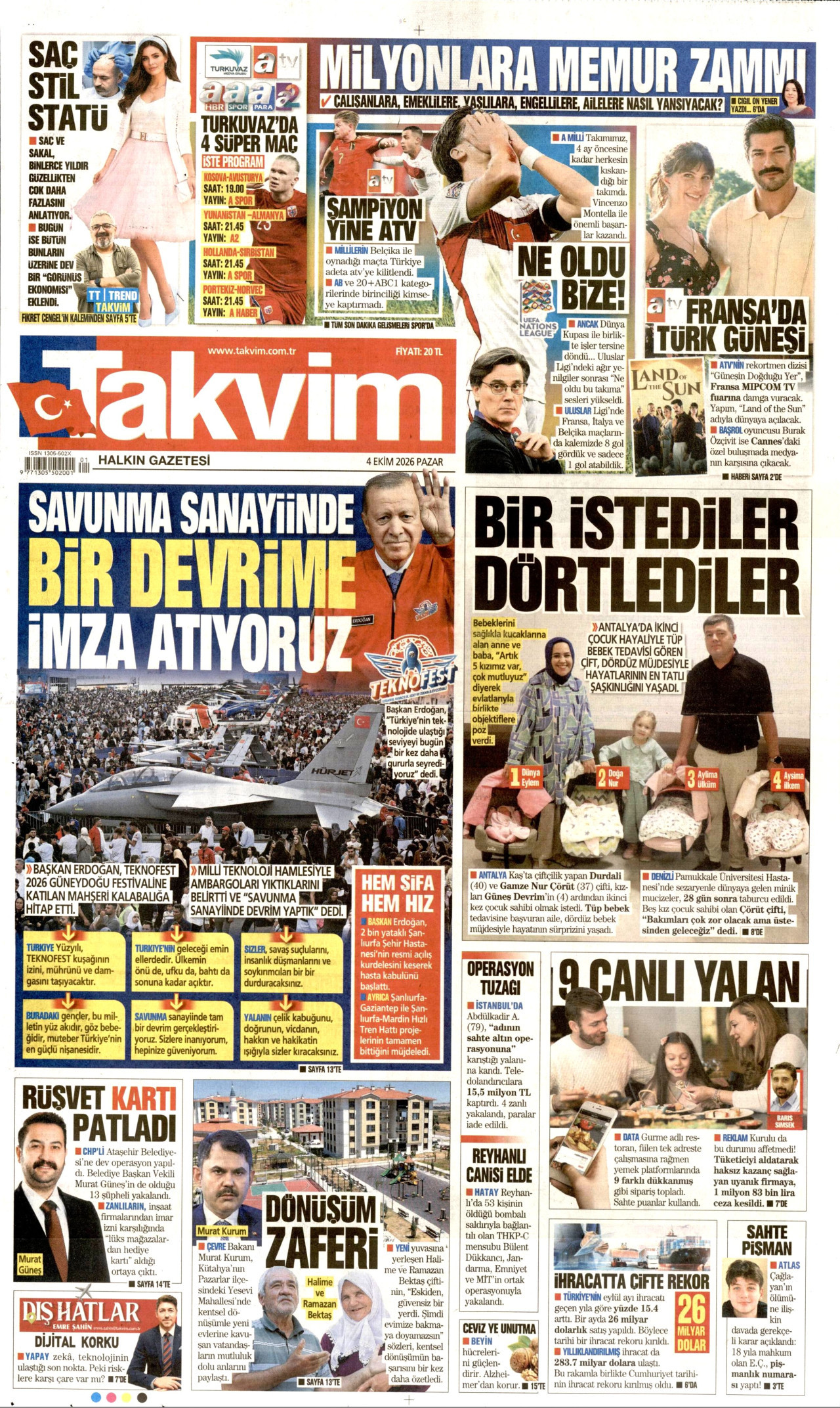 Gazeteler bugün ne yazdı? (4 Ekim) - 9. fotoğraf