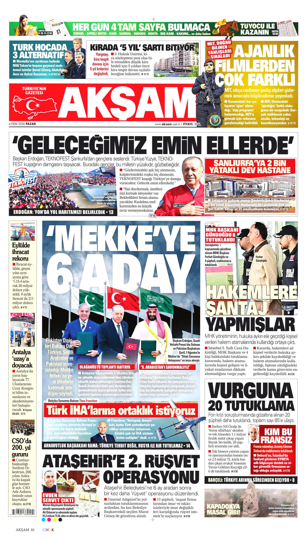 Gazeteler bugün ne yazdı? (4 Ekim) - 6. fotoğraf
