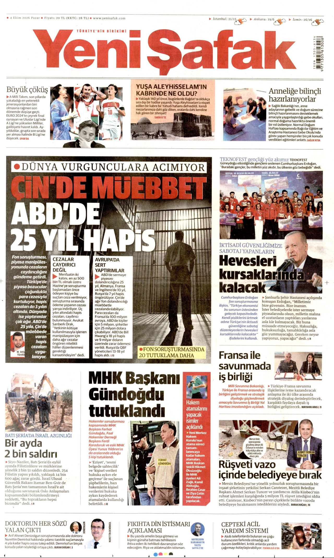 Gazeteler bugün ne yazdı? (4 Ekim) - 3. fotoğraf