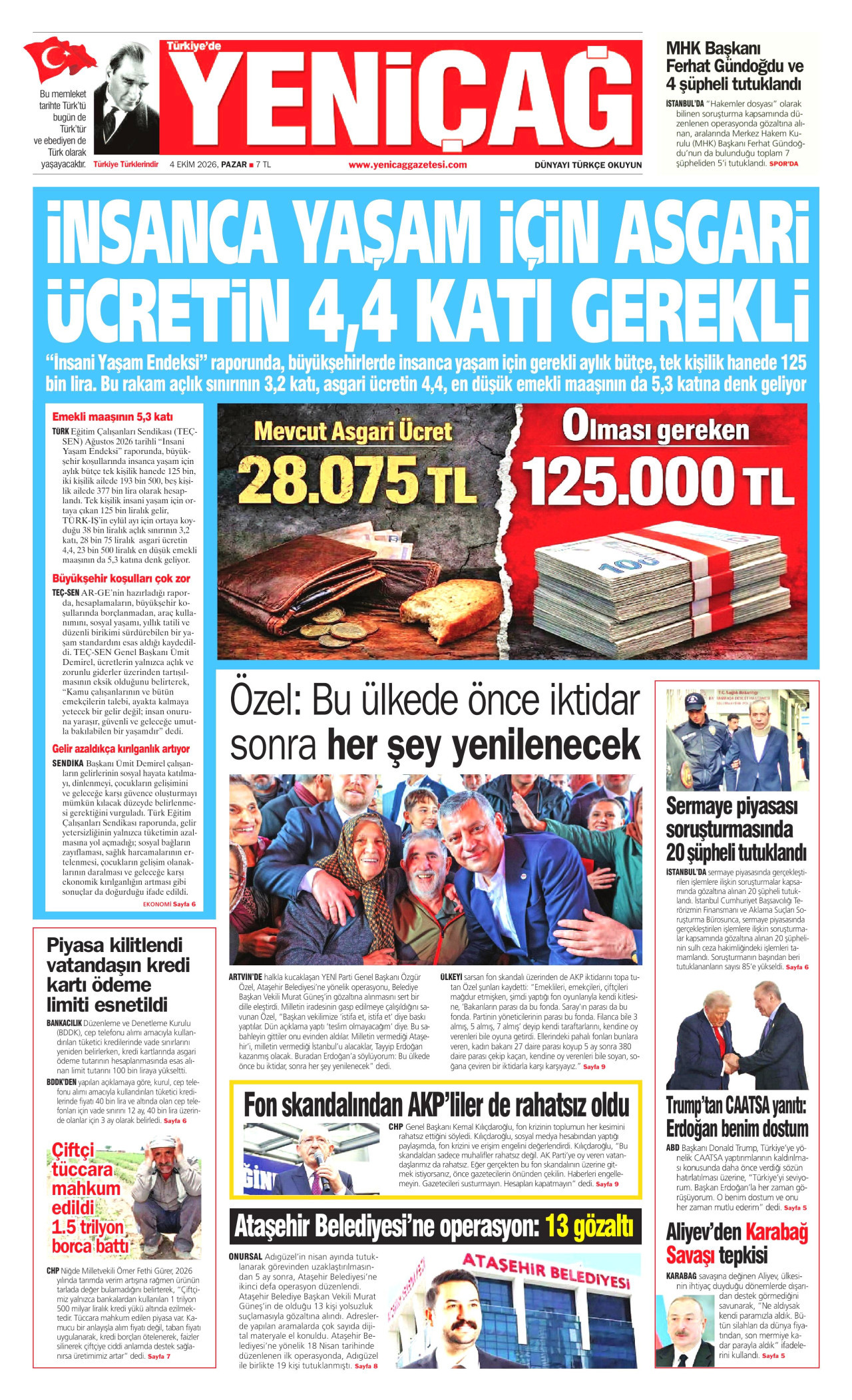 Gazeteler bugün ne yazdı? (4 Ekim) - 4. fotoğraf