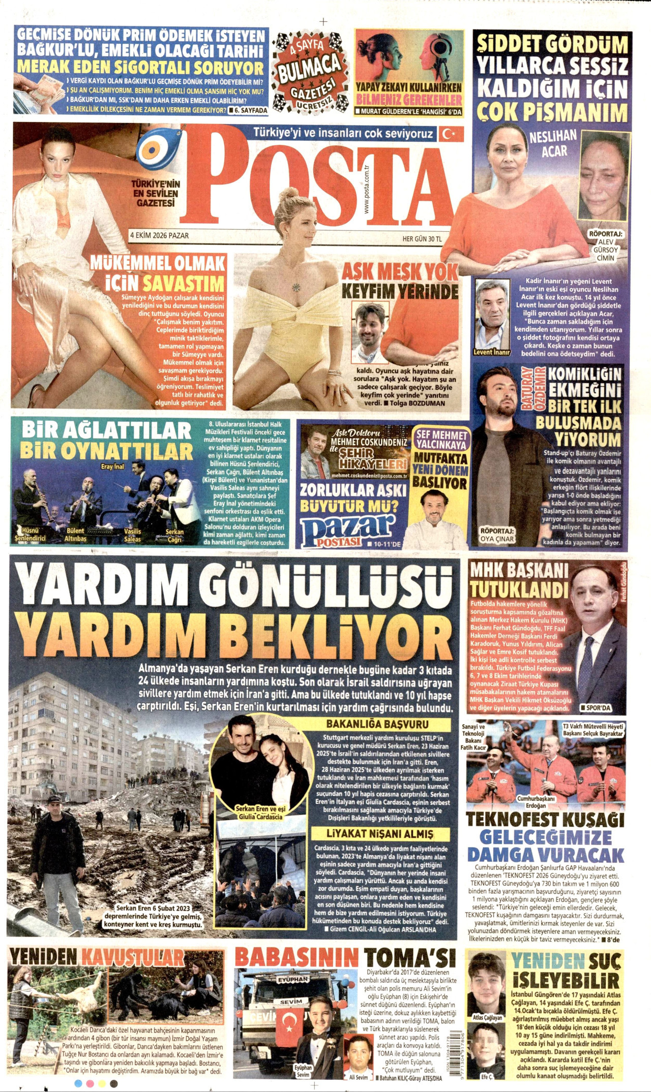 Gazeteler bugün ne yazdı? (4 Ekim) - 12. fotoğraf