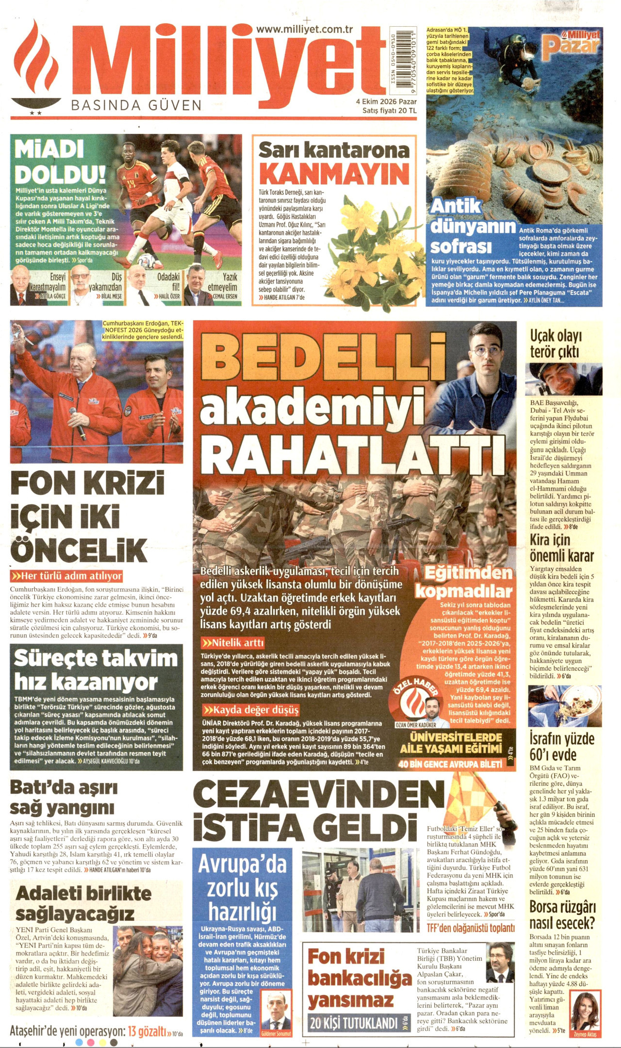 Gazeteler bugün ne yazdı? (4 Ekim) - 7. fotoğraf