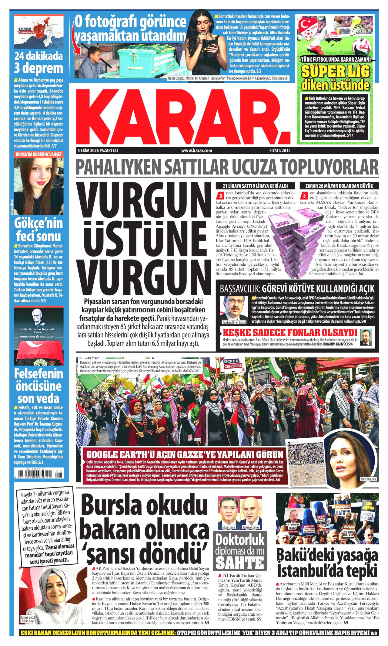 Gazeteler bugün ne yazdı? (5 Ekim) - 6. fotoğraf
