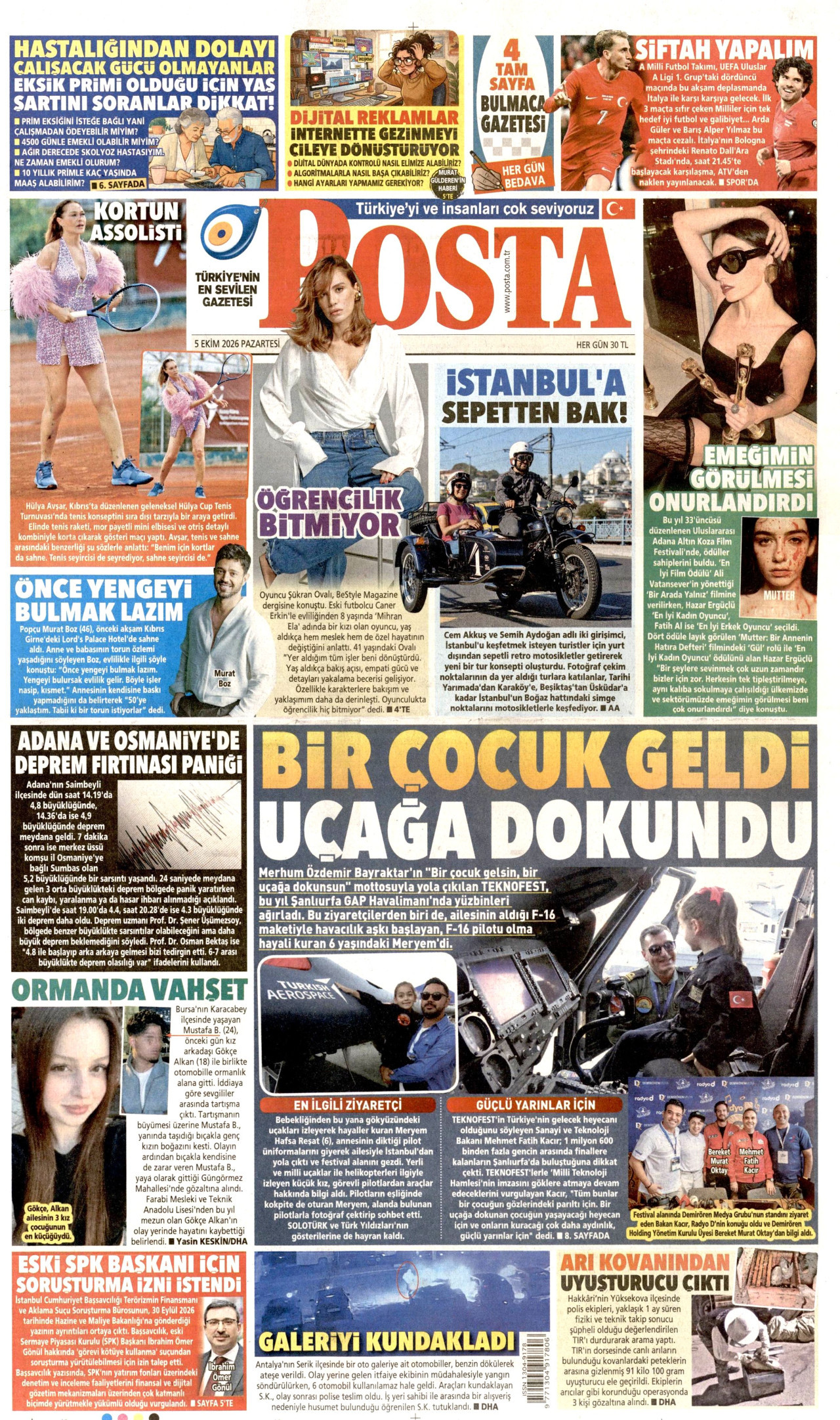 Gazeteler bugün ne yazdı? (5 Ekim) - 7. fotoğraf