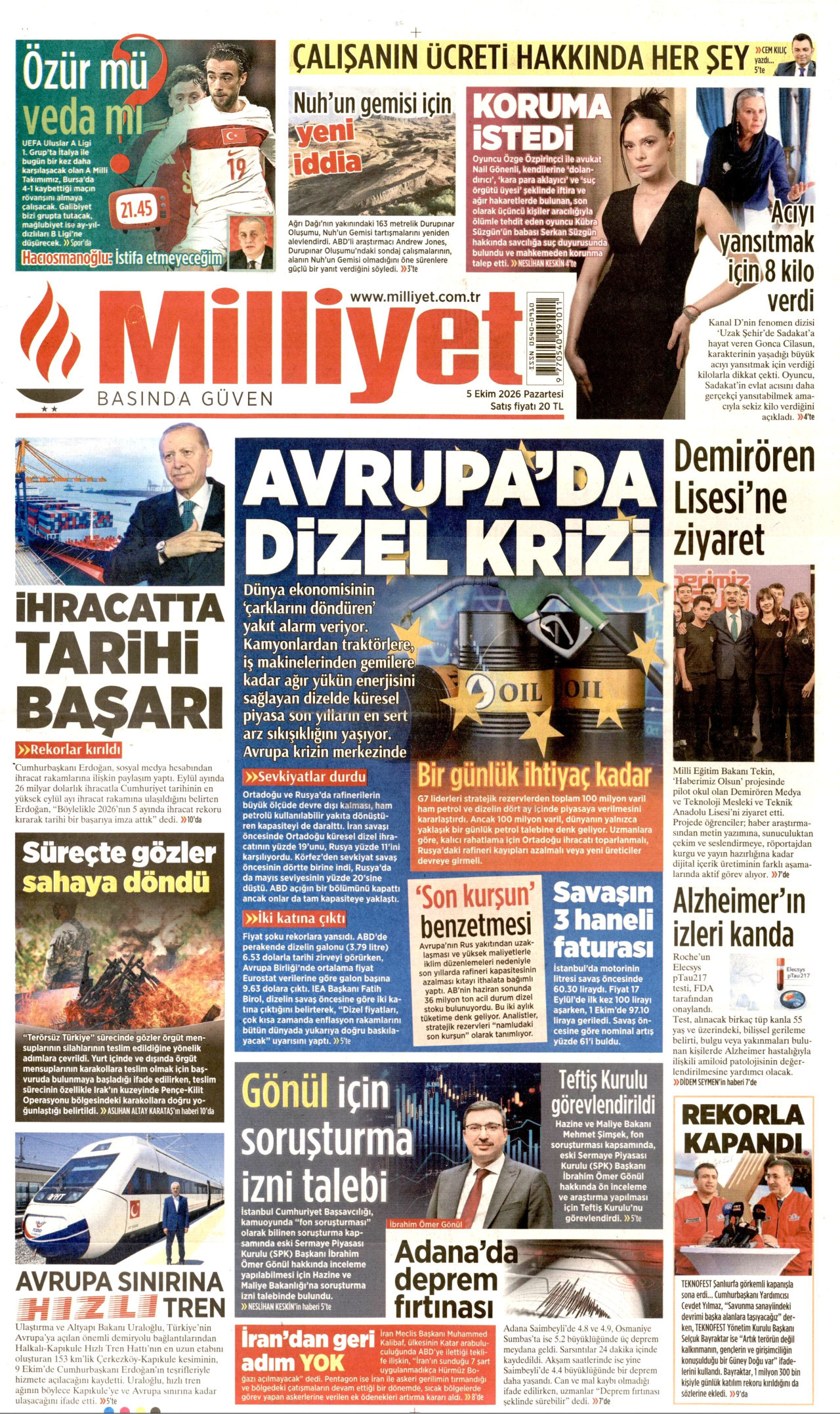 Gazeteler bugün ne yazdı? (5 Ekim) - 8. fotoğraf