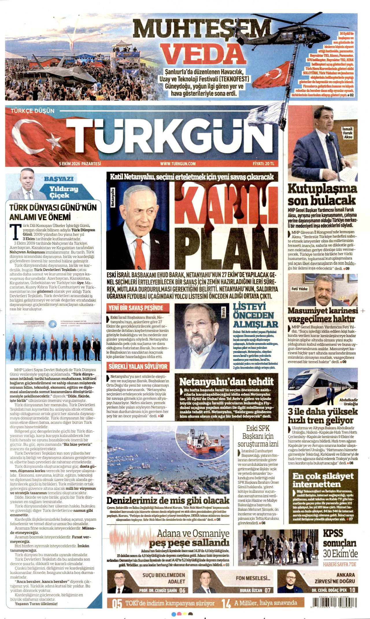 Gazeteler bugün ne yazdı? (5 Ekim) - 11. fotoğraf