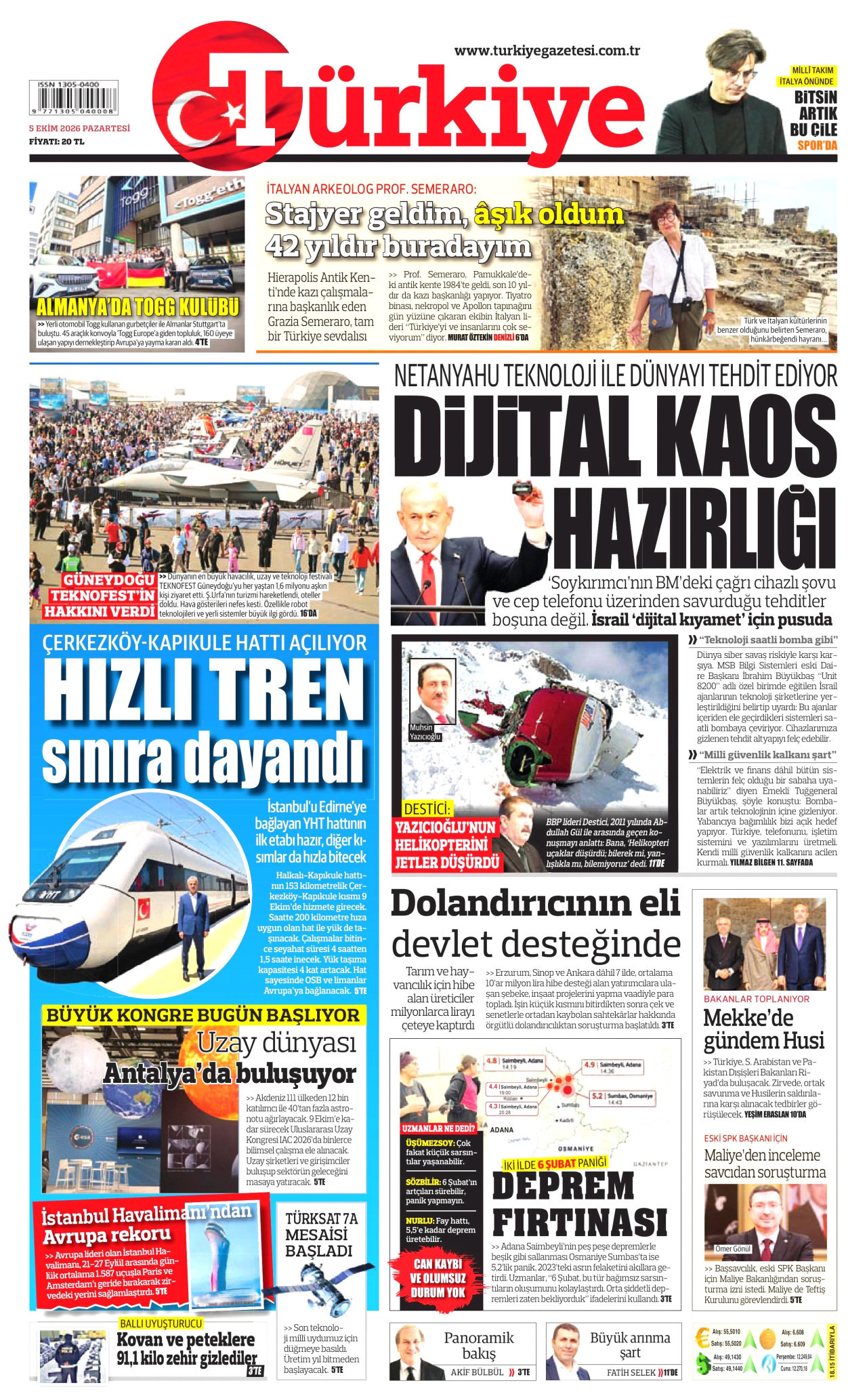 Gazeteler bugün ne yazdı? (5 Ekim) - 4. fotoğraf