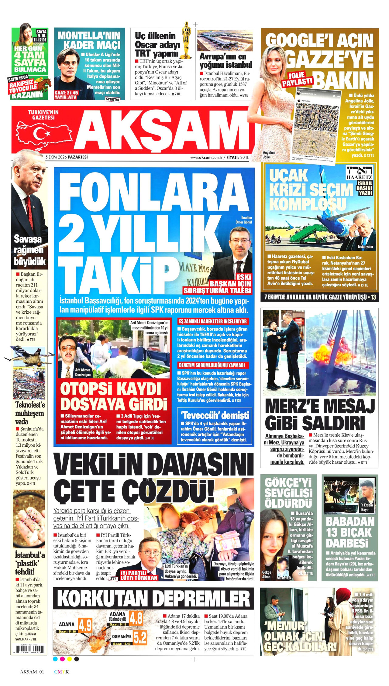 Gazeteler bugün ne yazdı? (5 Ekim) - 9. fotoğraf