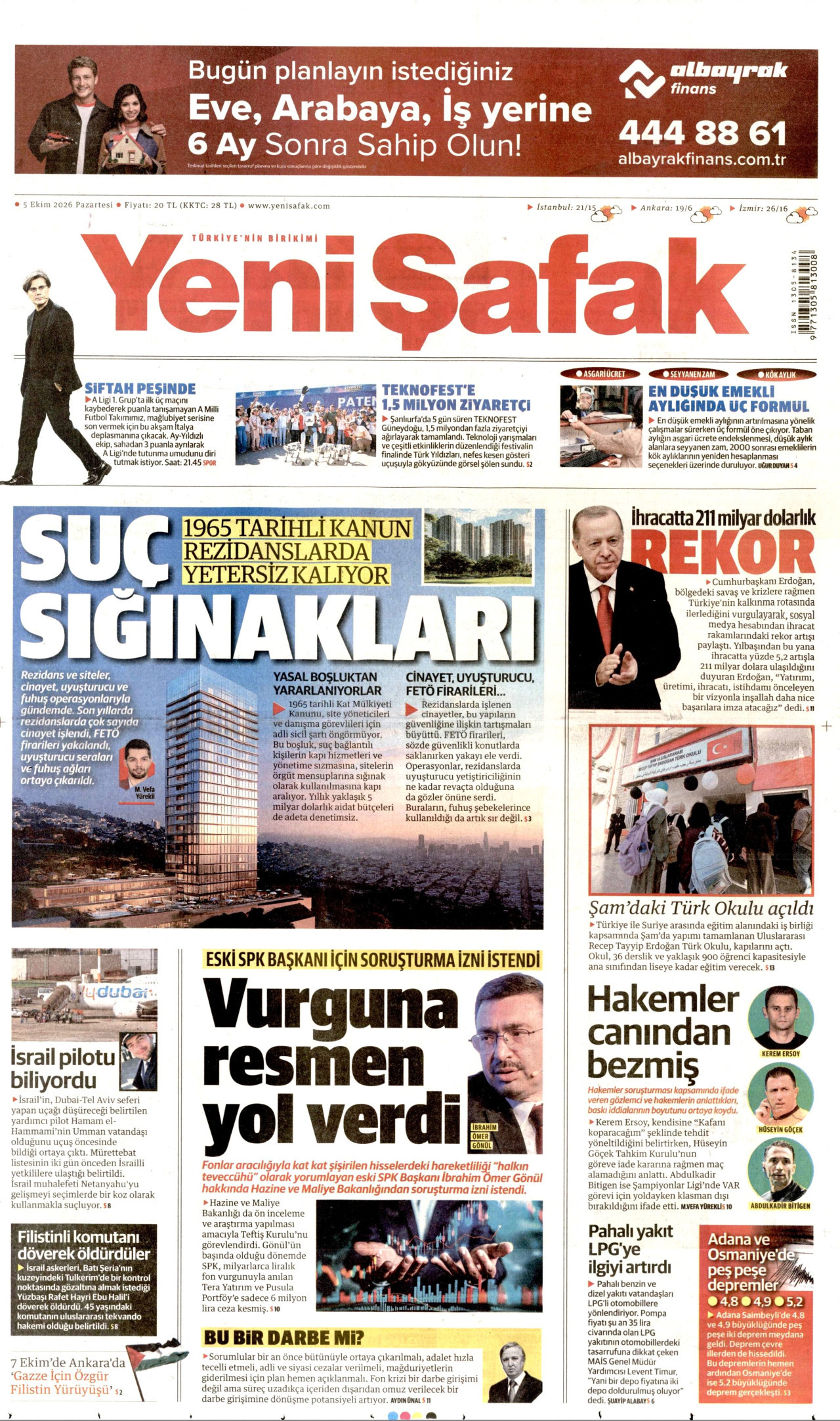 Gazeteler bugün ne yazdı? (5 Ekim) - 5. fotoğraf