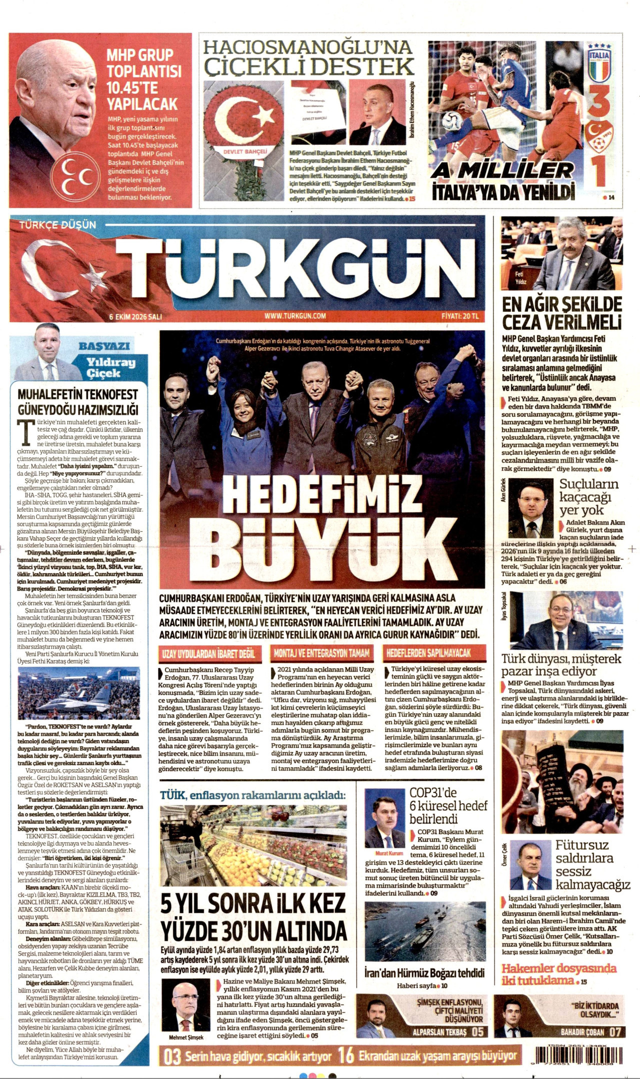Gazeteler bugün ne yazdı? (6 Ekim) - 7. fotoğraf