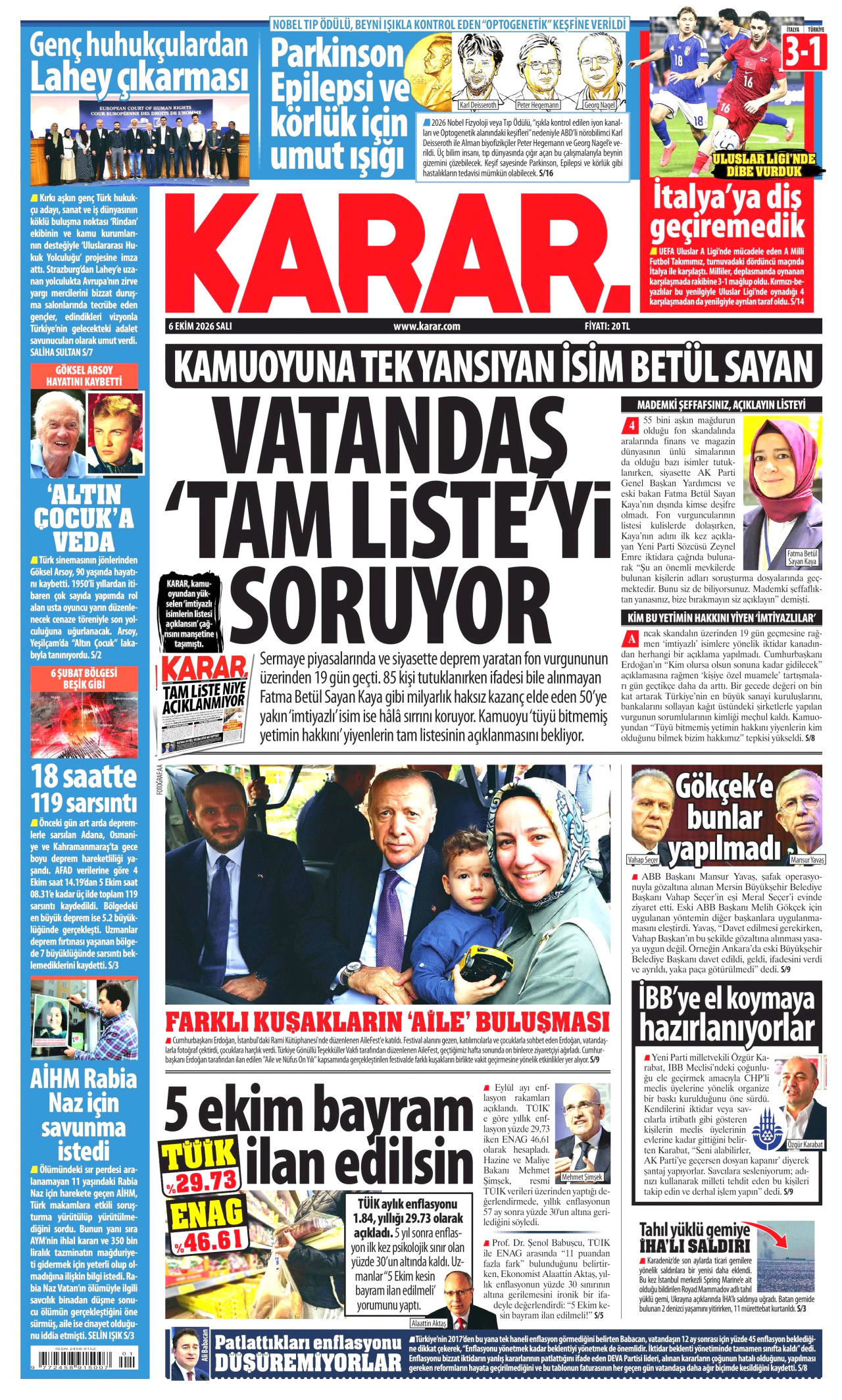 Gazeteler bugün ne yazdı? (6 Ekim) - 12. fotoğraf