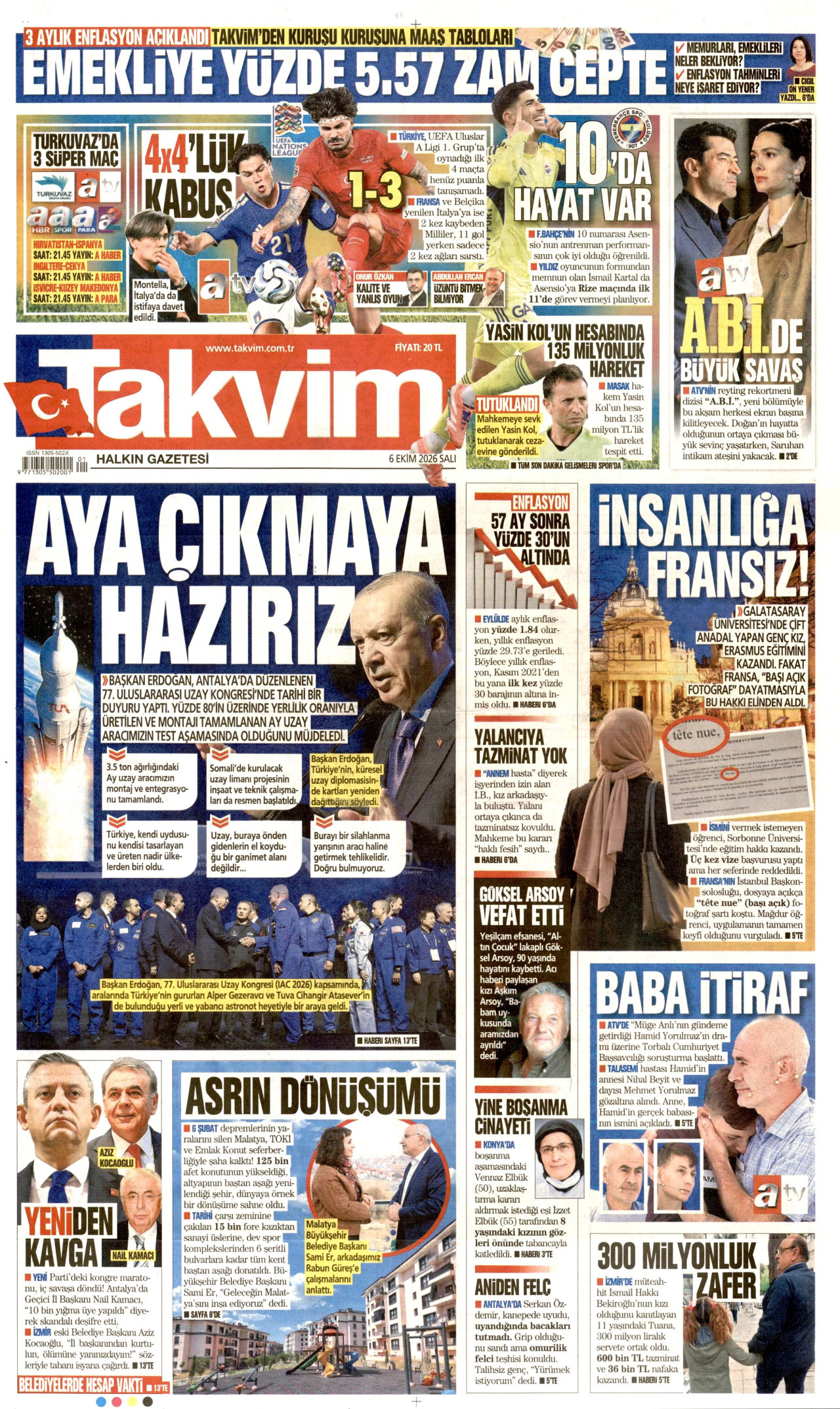 Gazeteler bugün ne yazdı? (6 Ekim) - 9. fotoğraf