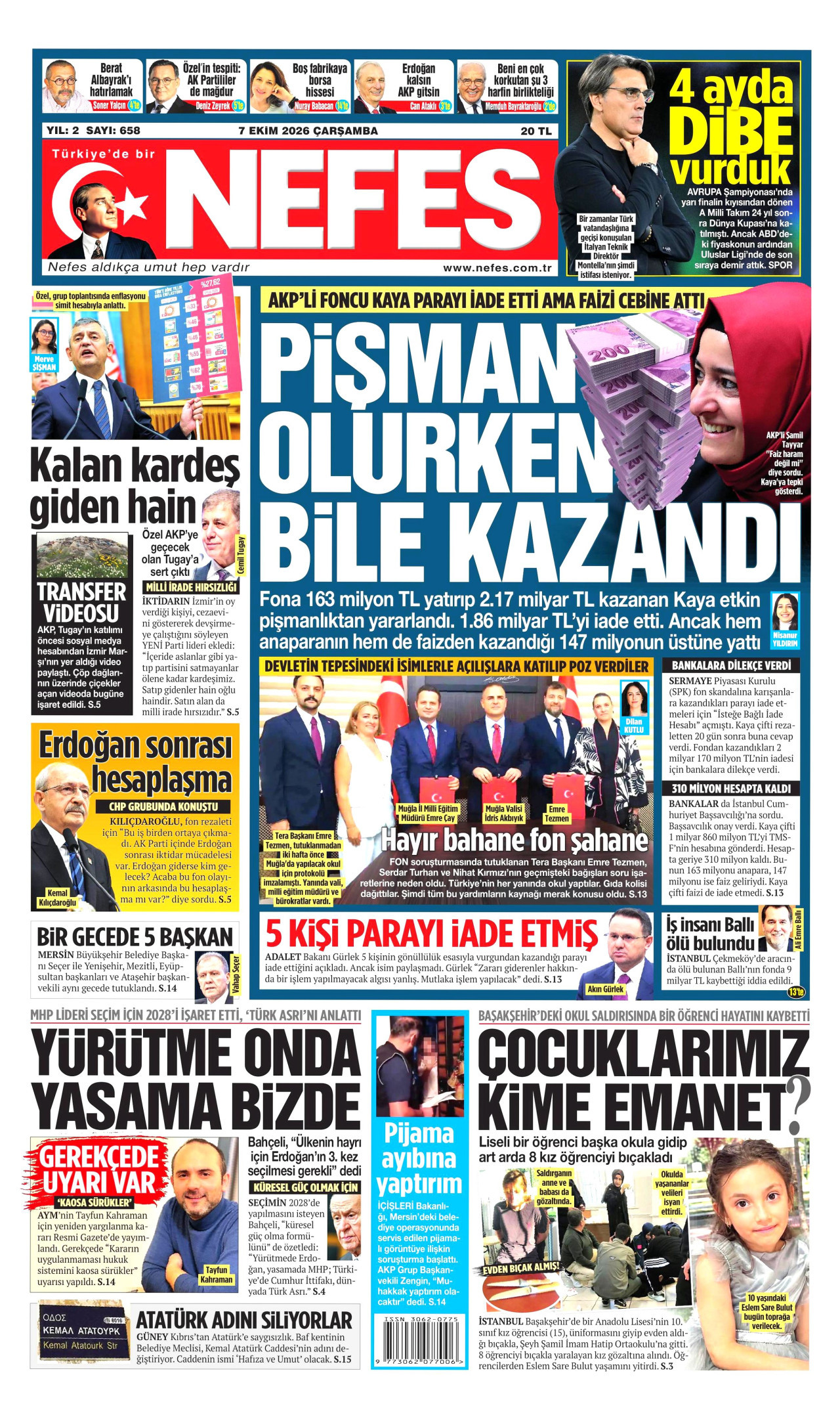 Gazeteler bugün ne yazdı? (7 Ekim) - 3. fotoğraf