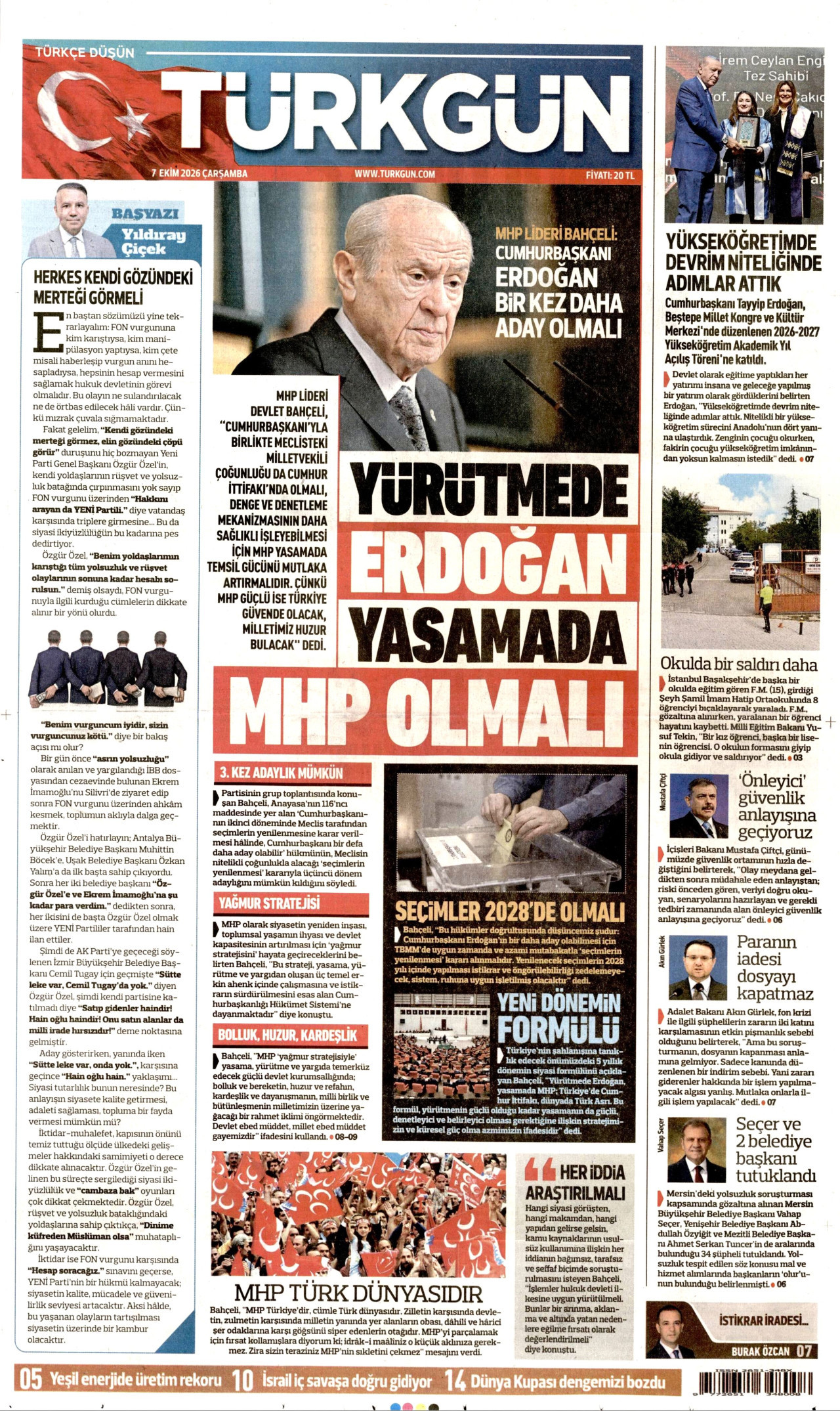 Gazeteler bugün ne yazdı? (7 Ekim) - 6. fotoğraf