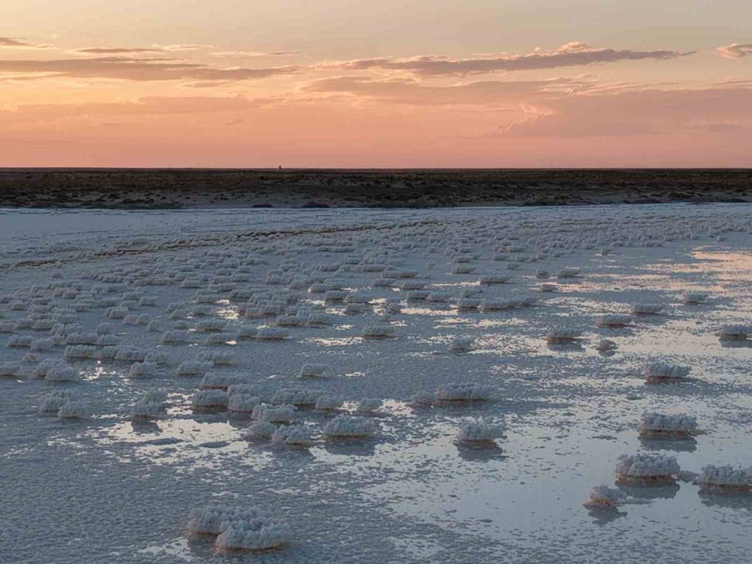 Tuz Gölü’nde eşsiz manzara! Kristaller ortaya çıktı - 7. fotoğraf
