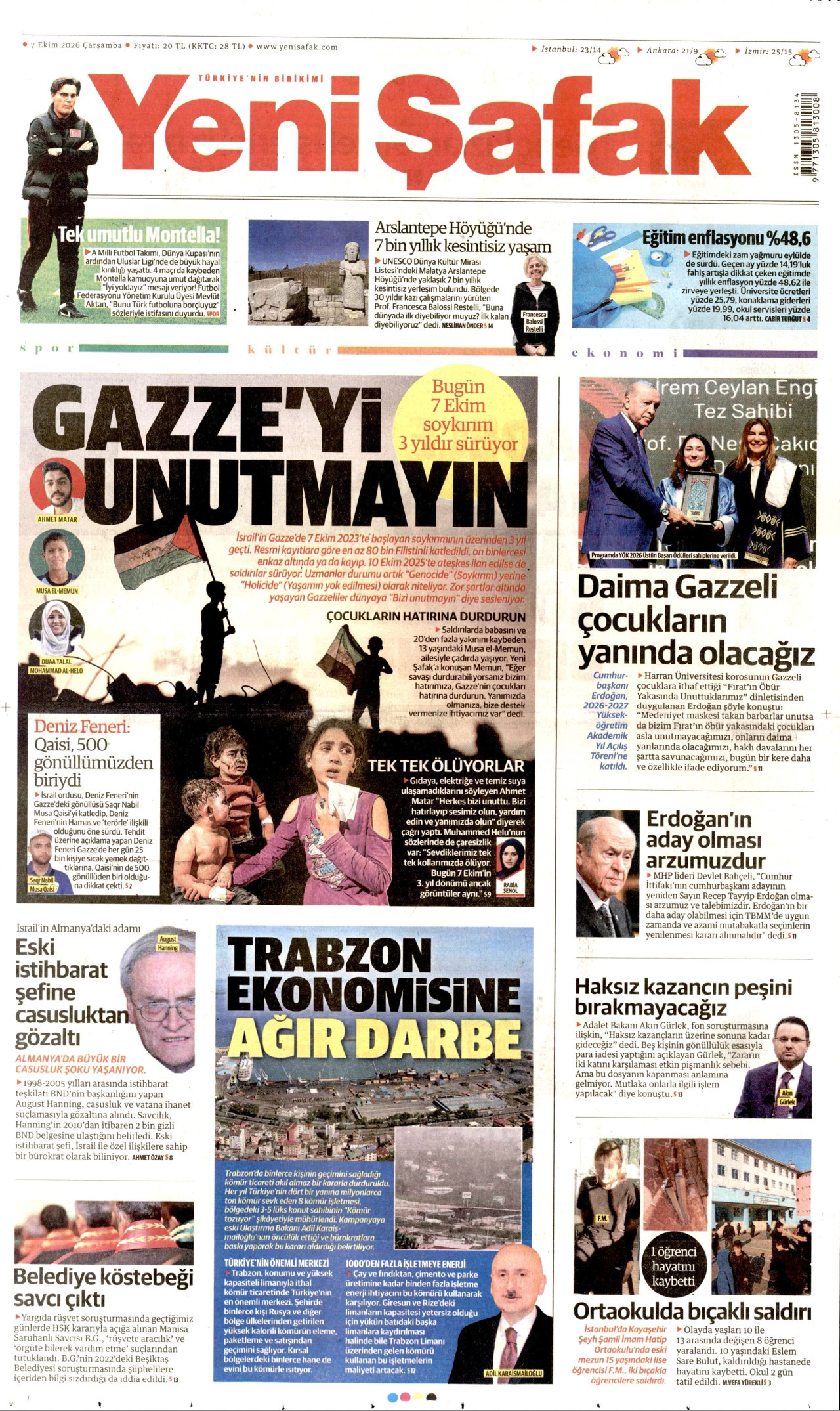 Gazeteler bugün ne yazdı? (7 Ekim) - 8. fotoğraf