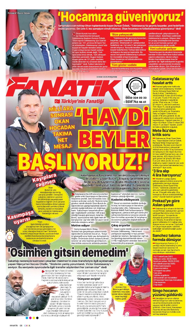 Galatasaray'dan Oulai bombası | Spor manşetleri - 10. fotoğraf
