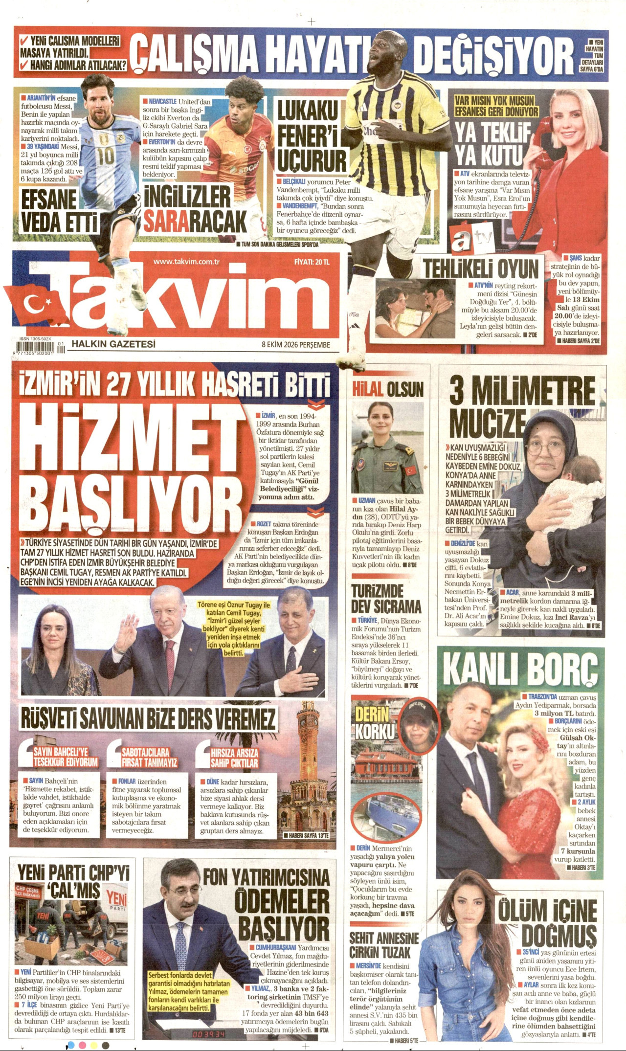 Gazeteler bugün ne yazdı? (8 Ekim) - 11. fotoğraf