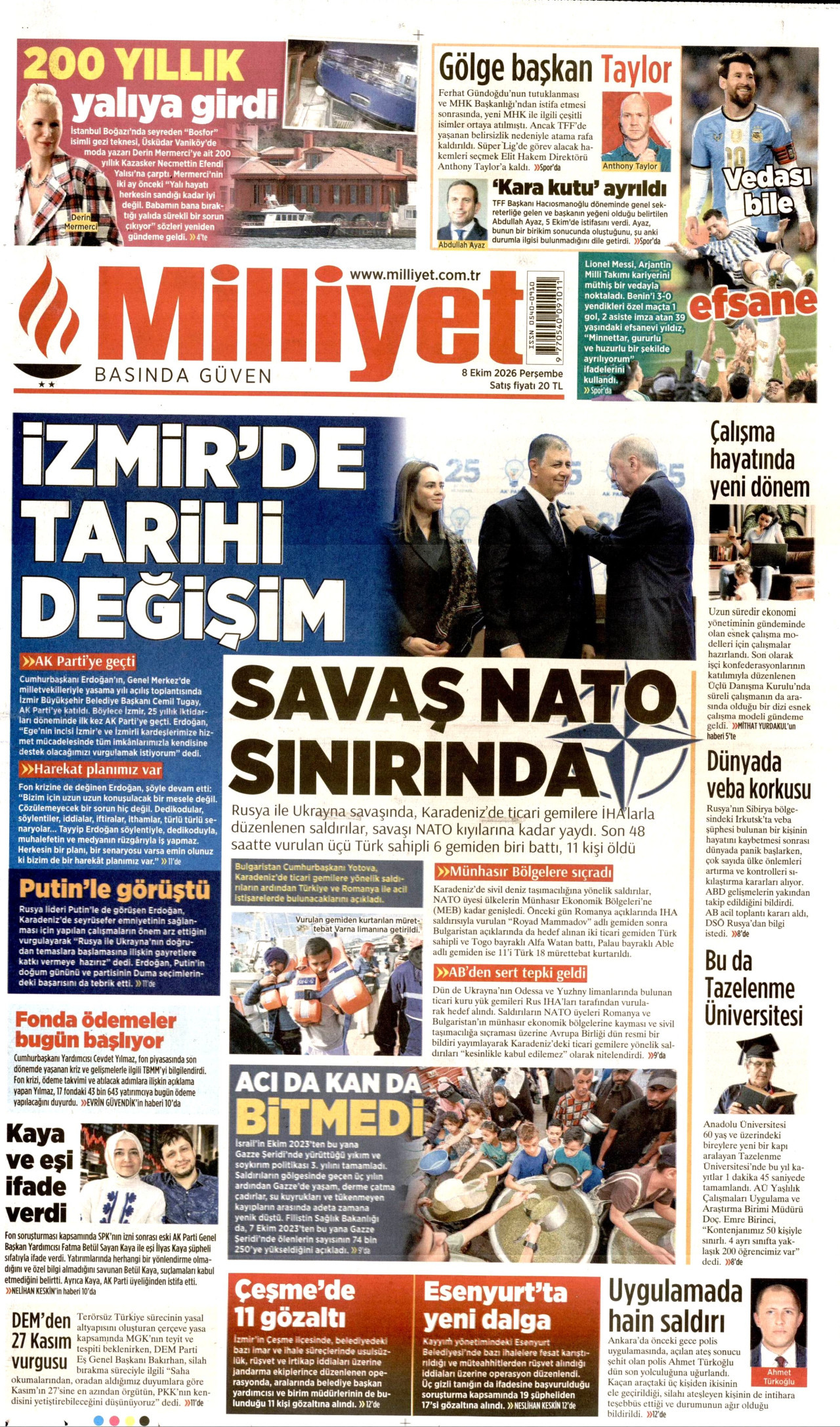 Gazeteler bugün ne yazdı? (8 Ekim) - 10. fotoğraf
