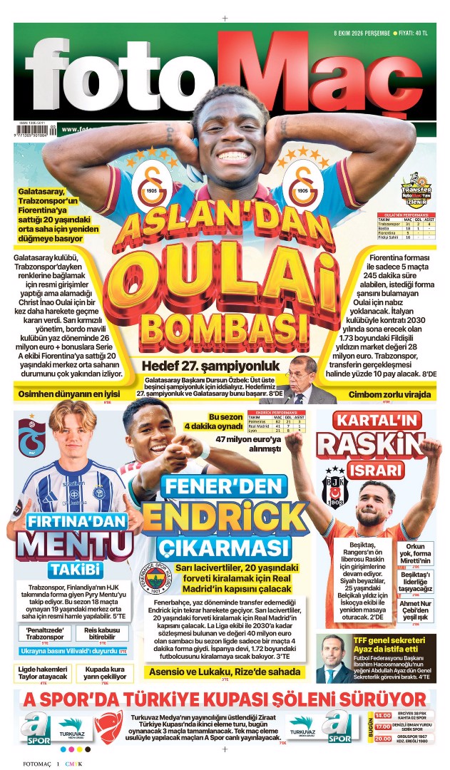 Galatasaray'dan Oulai bombası | Spor manşetleri - 1. fotoğraf