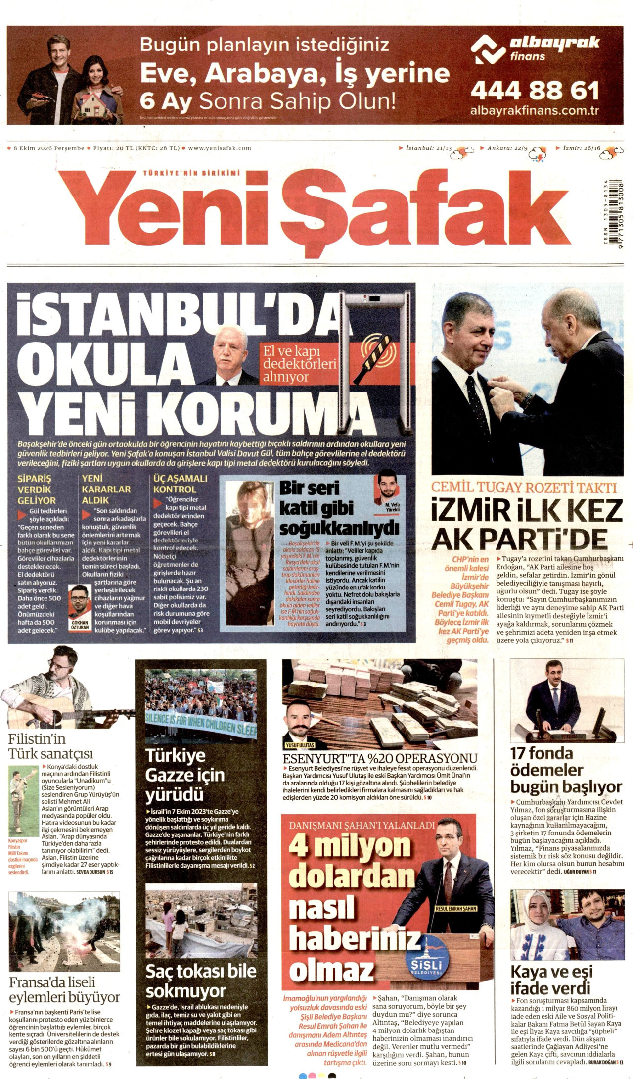 Gazeteler bugün ne yazdı? (8 Ekim) - 5. fotoğraf