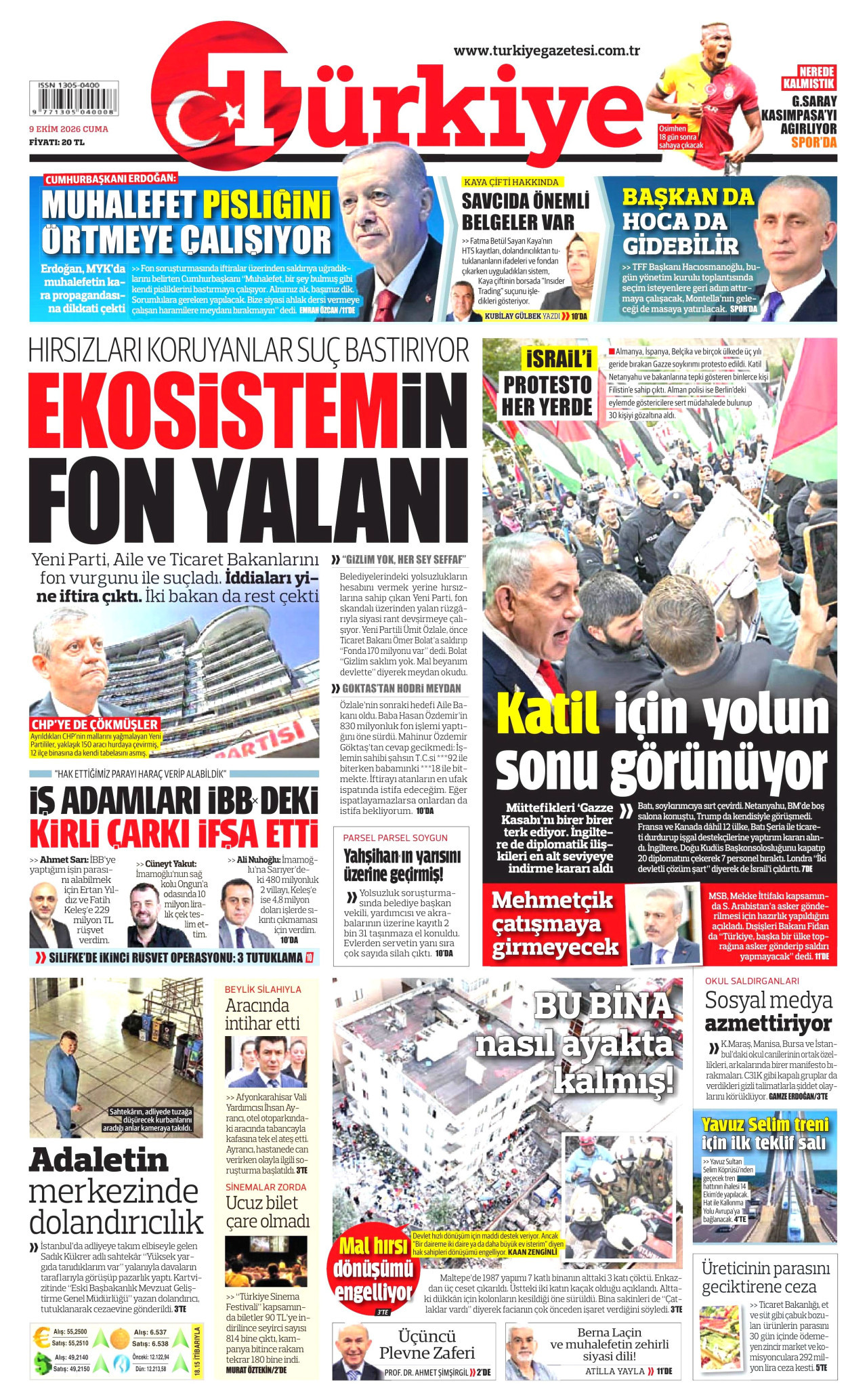 Gazeteler bugün ne yazdı? (9 Ekim) - 5. fotoğraf