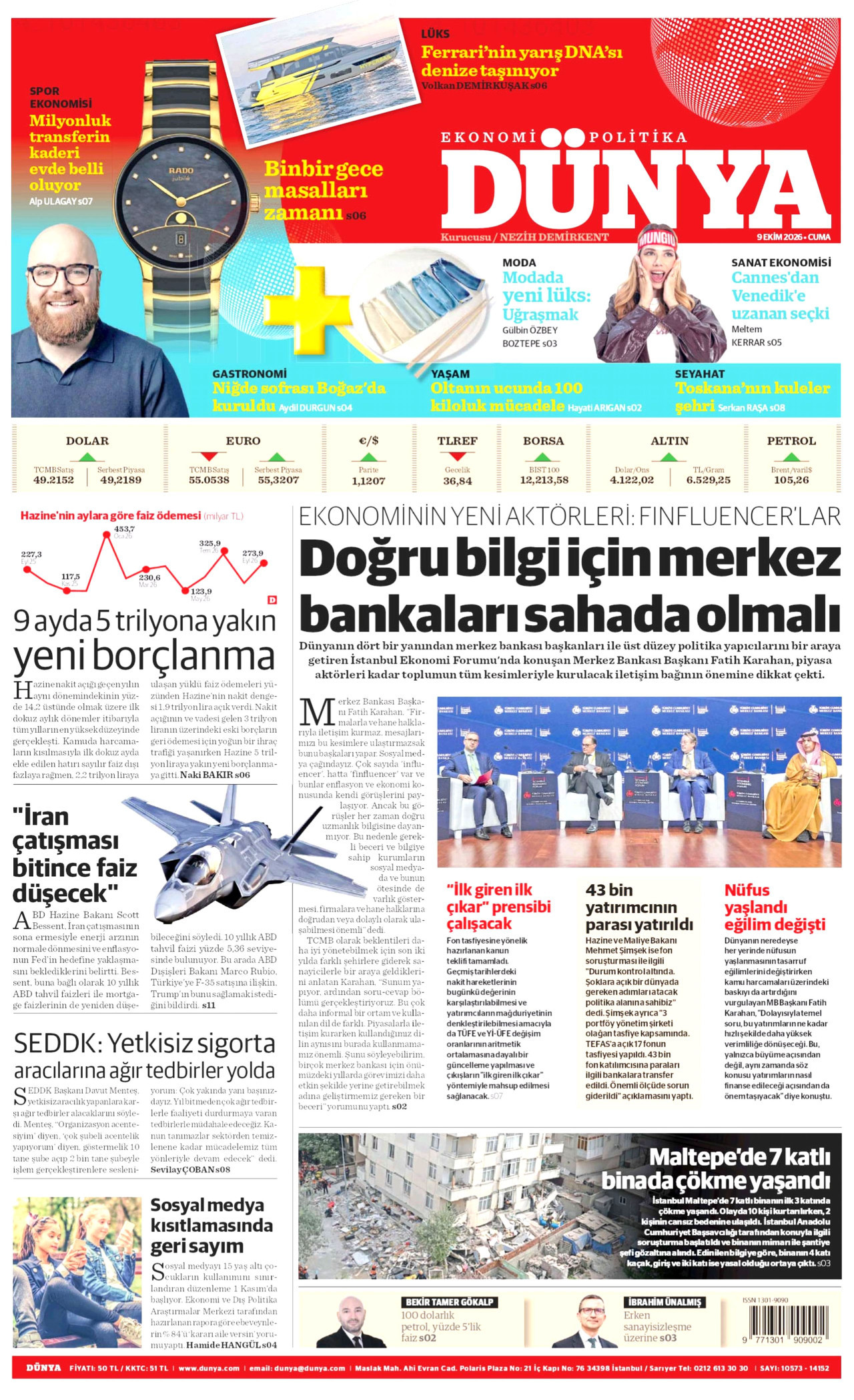 Gazeteler bugün ne yazdı? (9 Ekim) - 2. fotoğraf