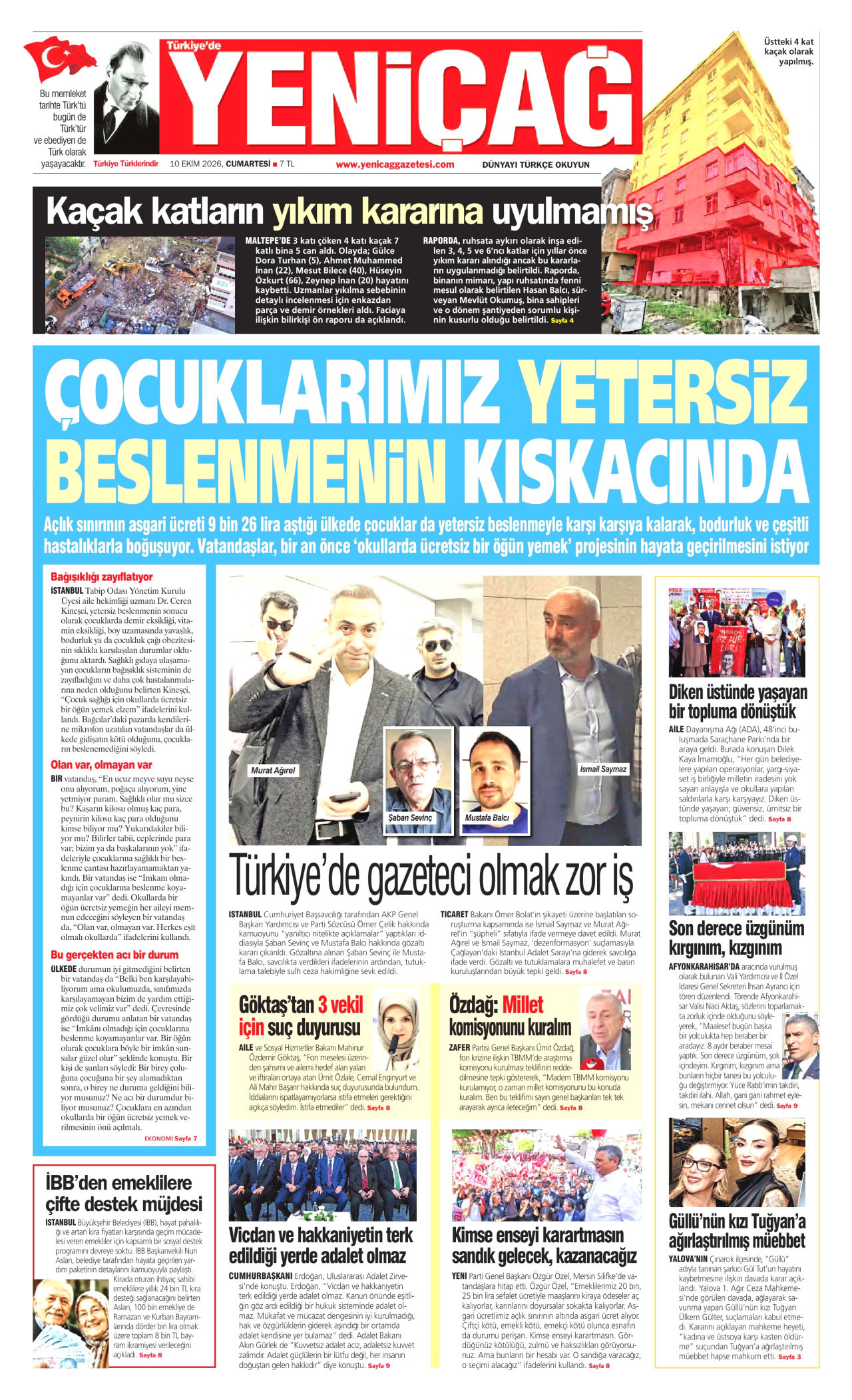 Gazeteler bugün ne yazdı? (10 Ekim) - 7. fotoğraf