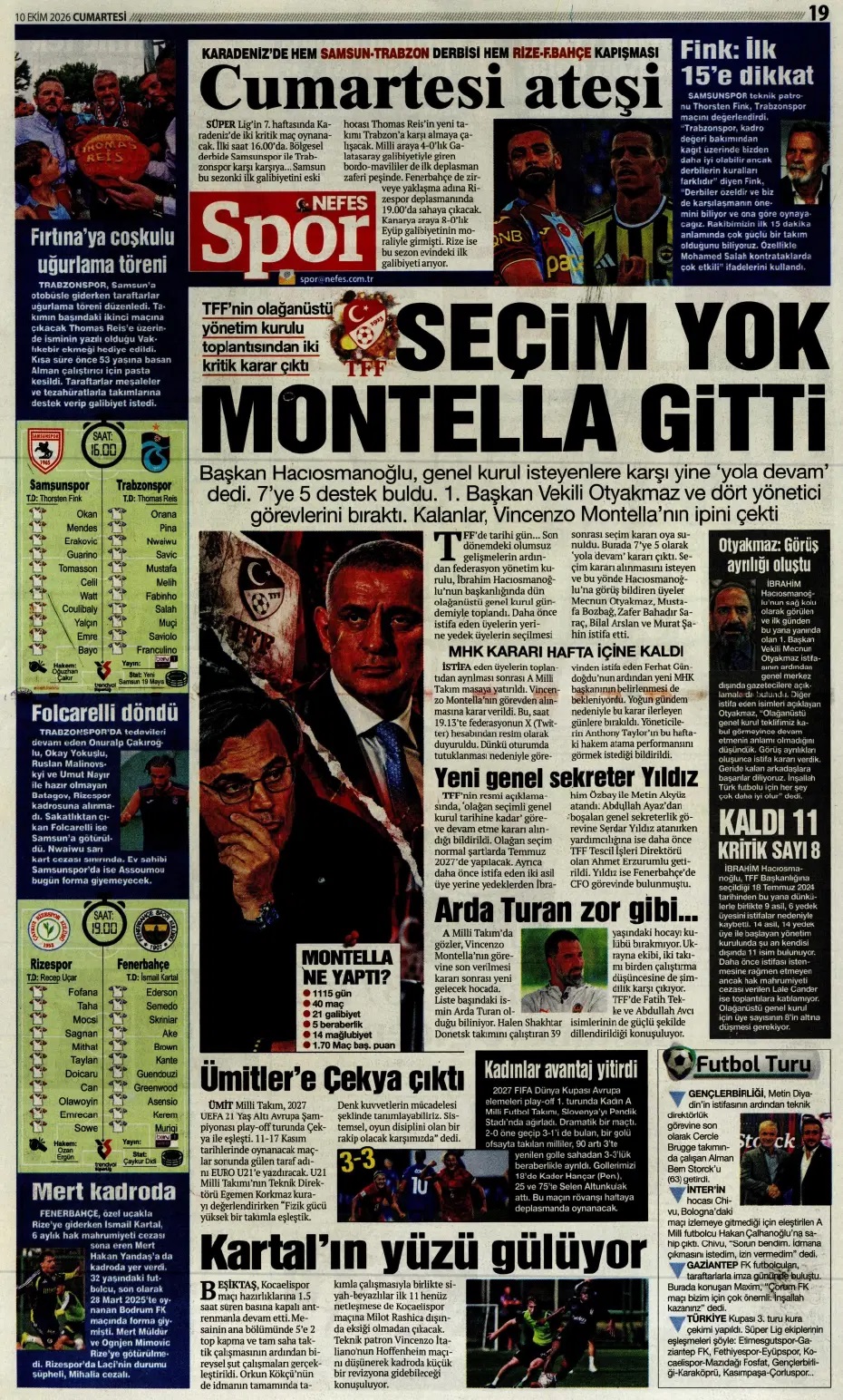 Aslan'da barış zamanı! Spor basını bugün ne yazdı? (10 Ekim) - 10. fotoğraf