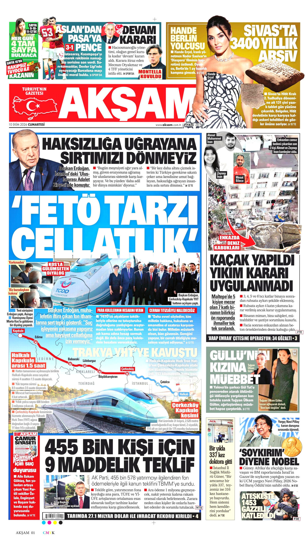 Gazeteler bugün ne yazdı? (10 Ekim) - 11. fotoğraf