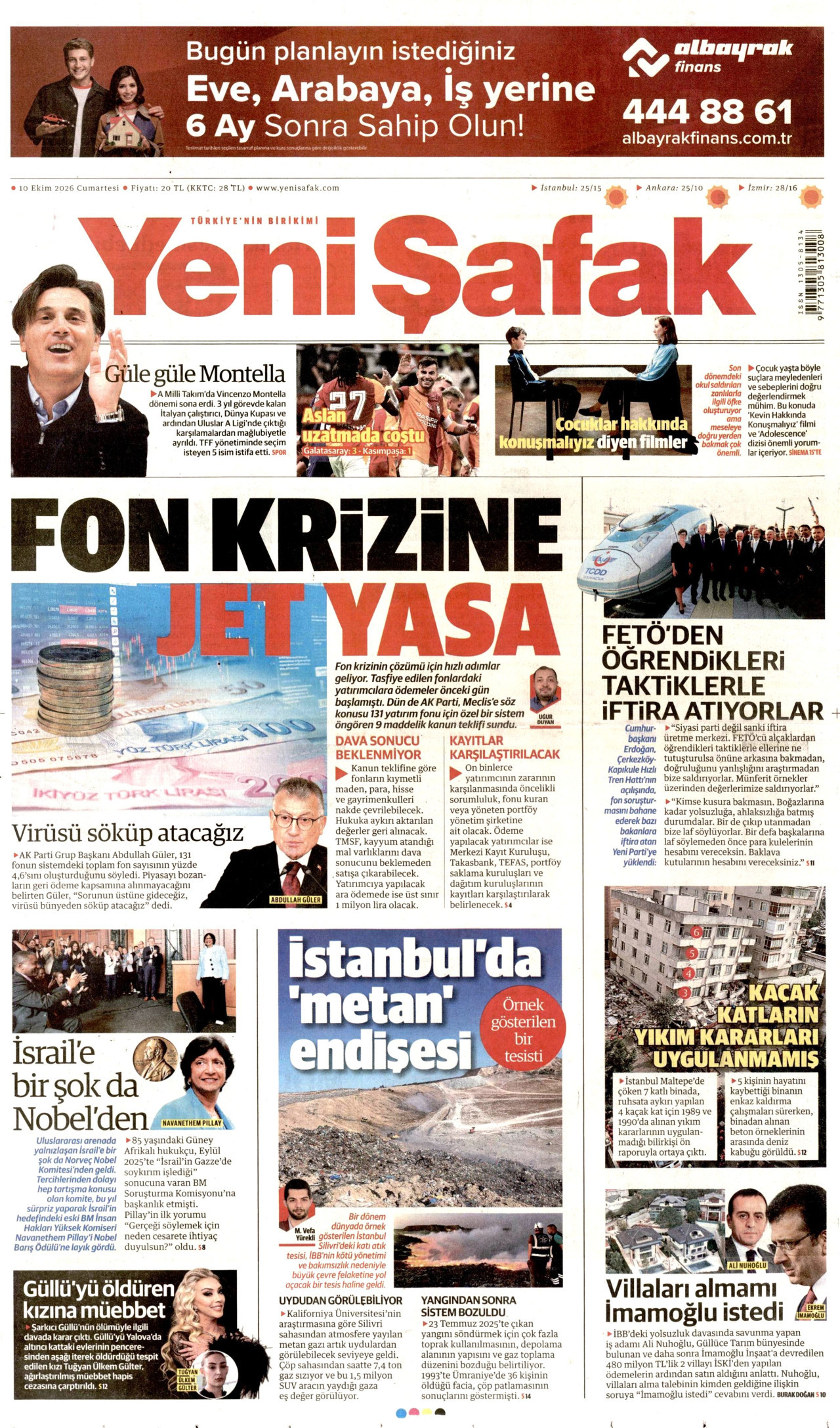 Gazeteler bugün ne yazdı? (10 Ekim) - 8. fotoğraf
