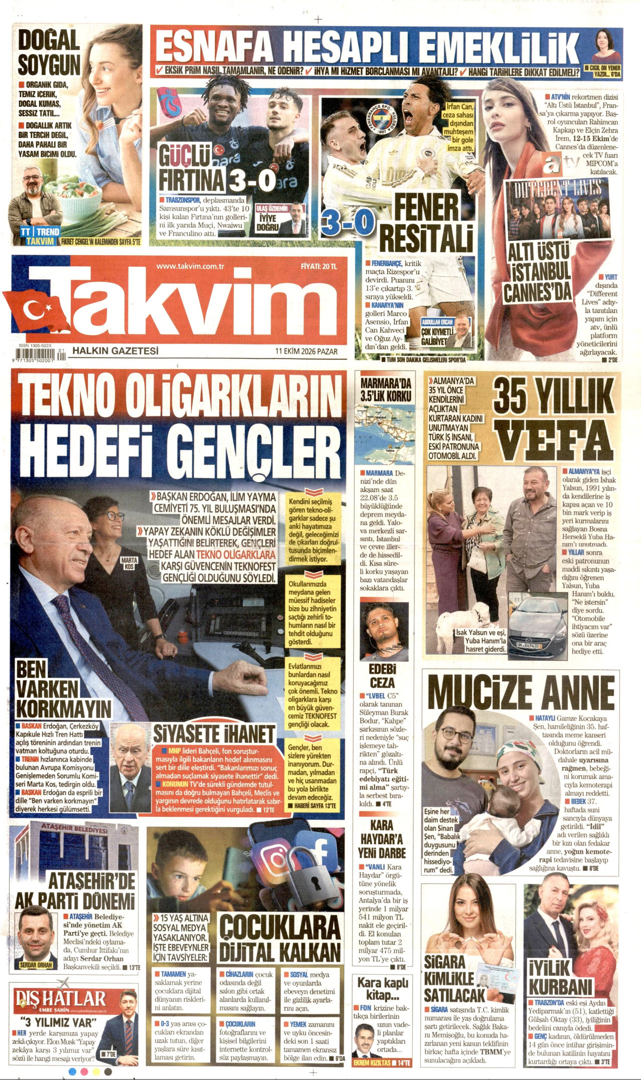 Gazeteler bugün ne yazdı? (11 Ekim) - 11. fotoğraf