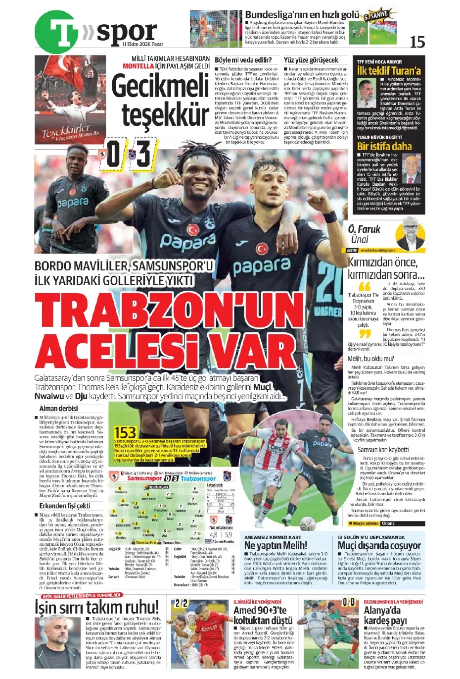 Fenerbahçe şovla döndü! Spor basını bugün ne yazdı? (11 Ekim) - 4. fotoğraf