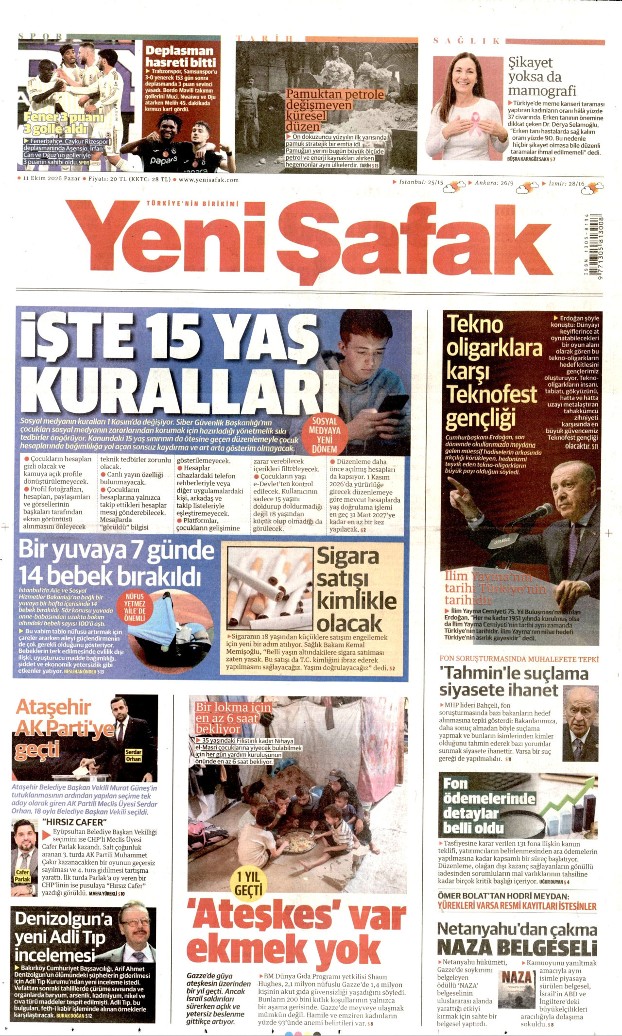 Gazeteler bugün ne yazdı? (11 Ekim) - 5. fotoğraf